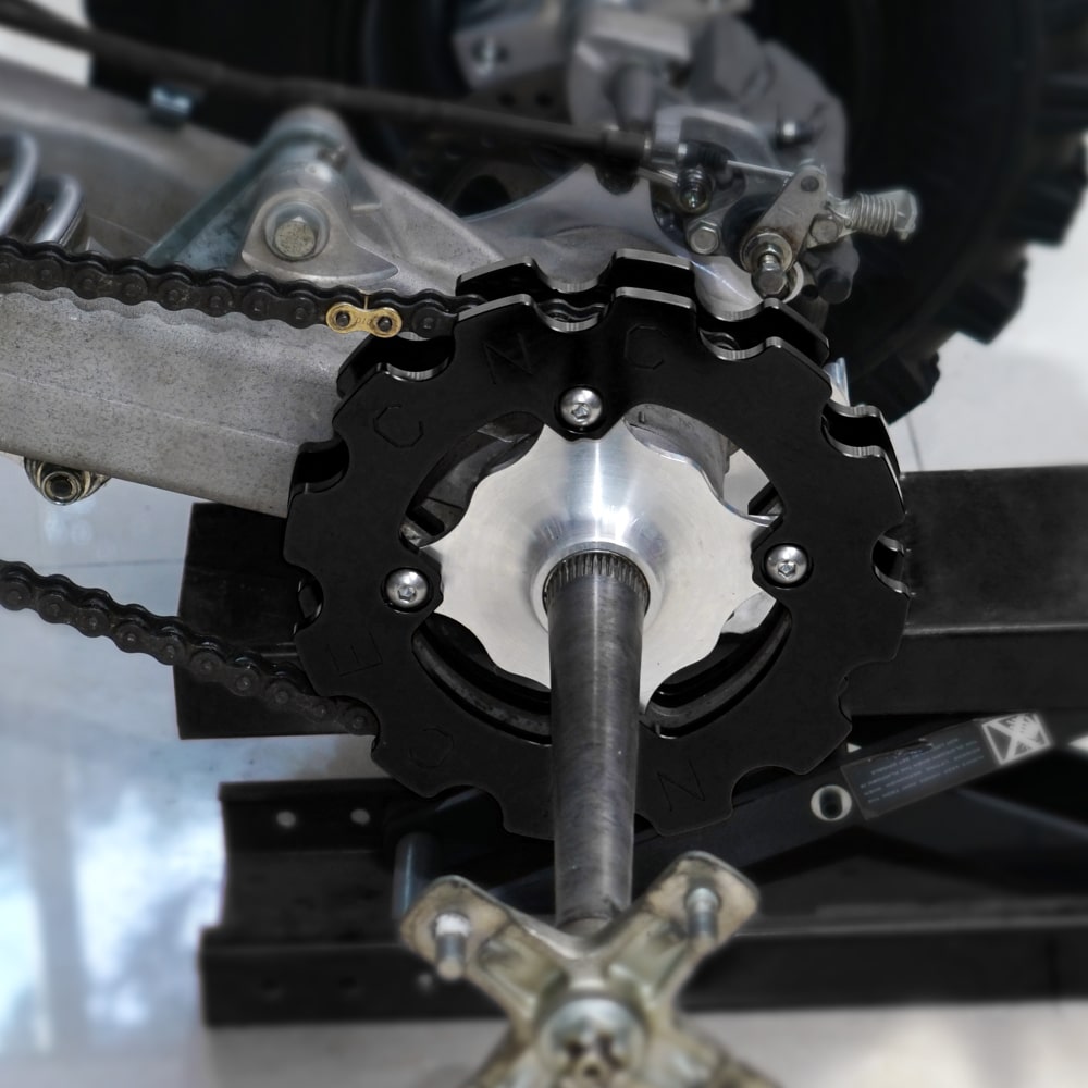 Pair Rear Dual Sprocket Guards Chain Protector For Yamaha Raptor 700 2006-2023