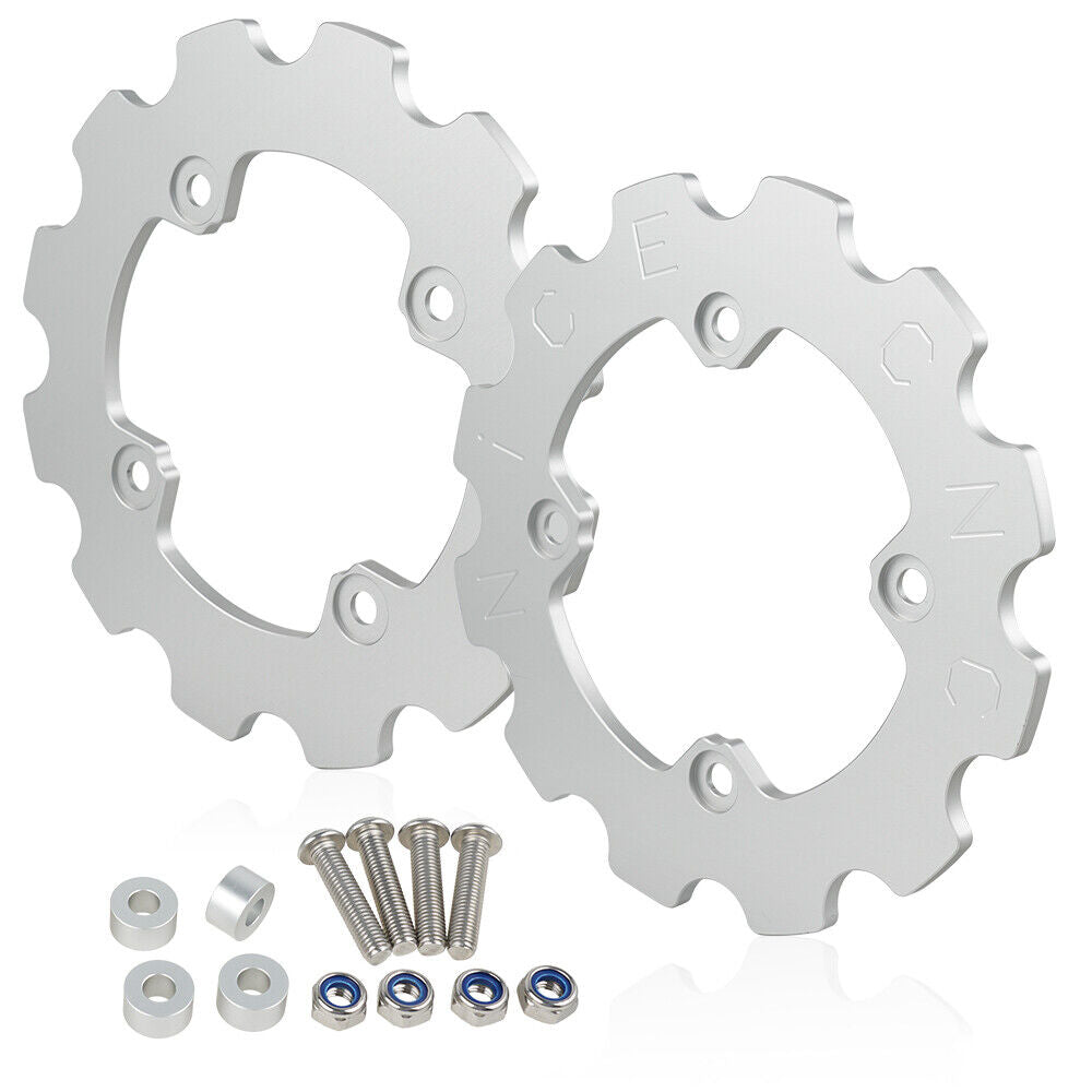 Pair Rear Dual Sprocket Guards Chain Protector For Yamaha Raptor 700 2006-2023