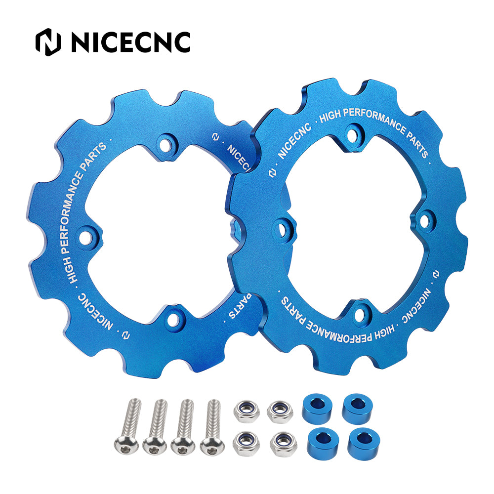 Pair Rear Dual Sprocket Guards Chain Protector For Yamaha Raptor 700 2006-2023