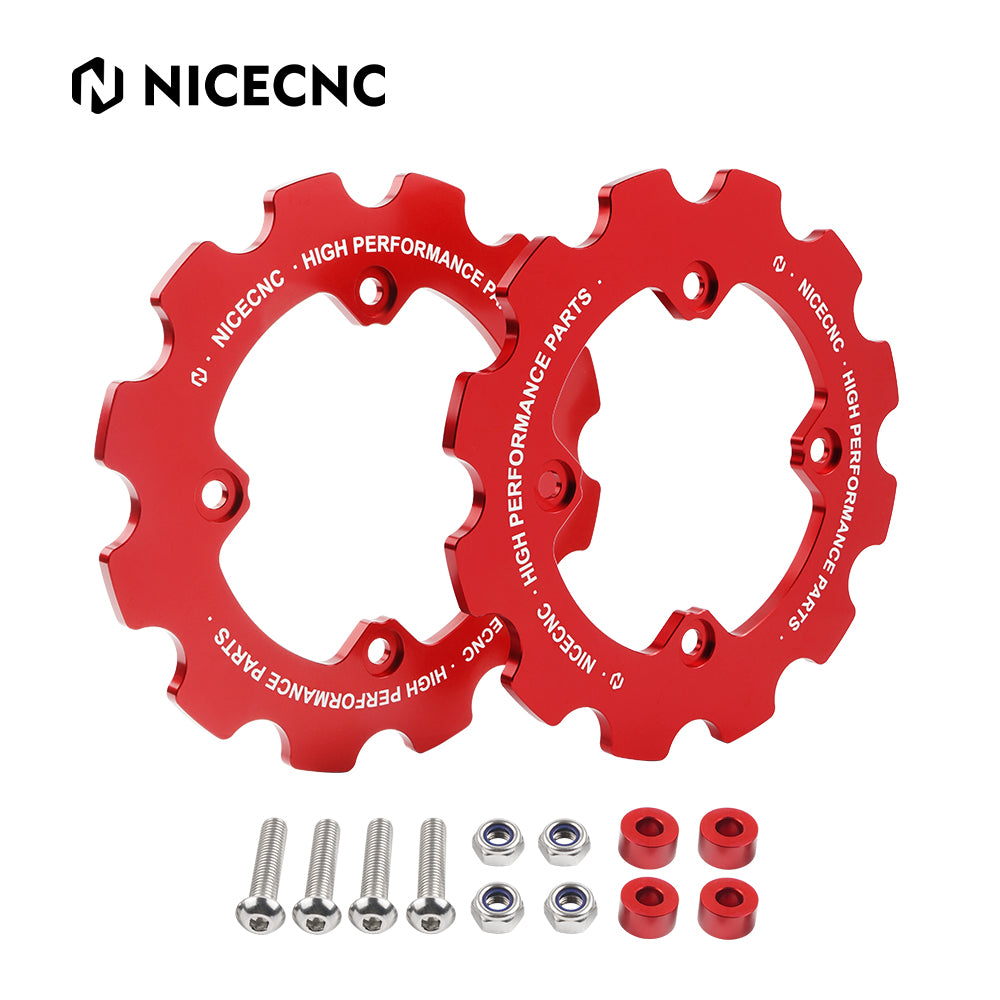 Pair Rear Dual Sprocket Guards Chain Protector For Yamaha Raptor 700 2006-2023