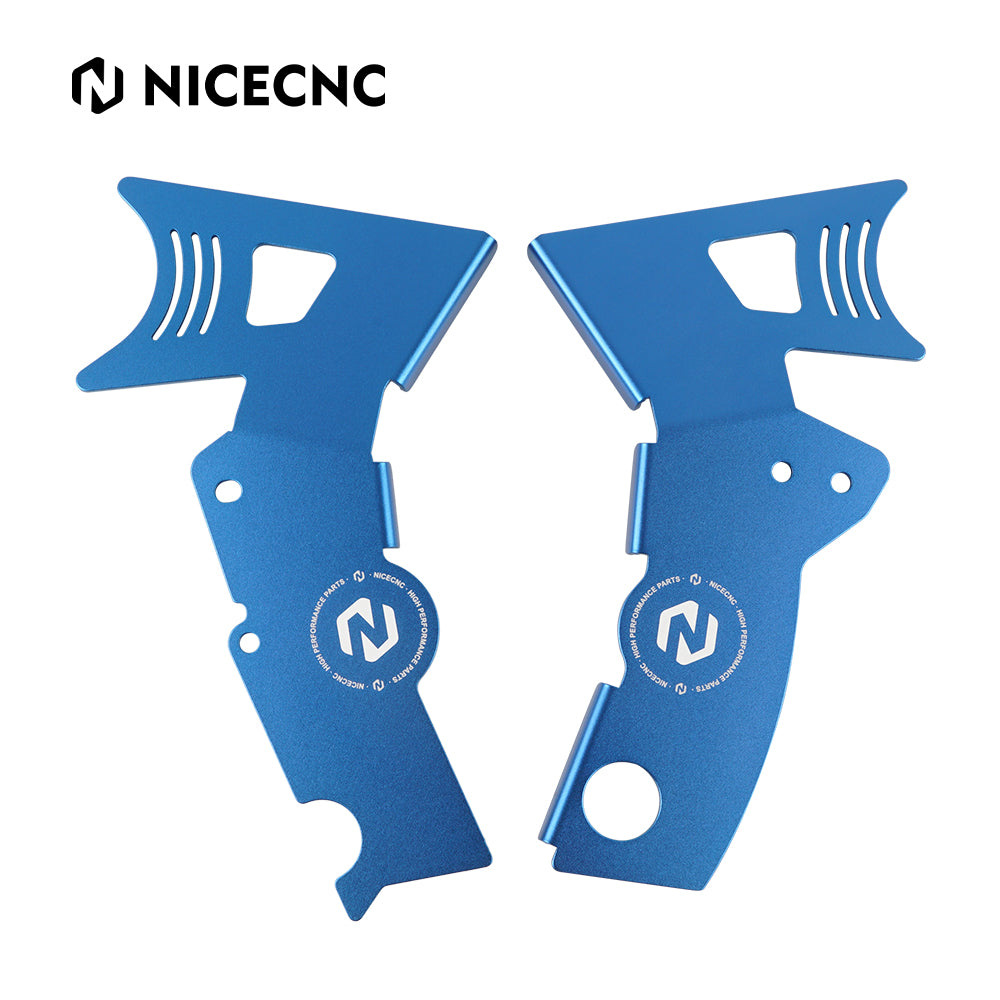 NICECNC Aluminum Muffler Mid Pipe Heat Shield For Yamaha Raptor 700 YFM700R (2015-2024)