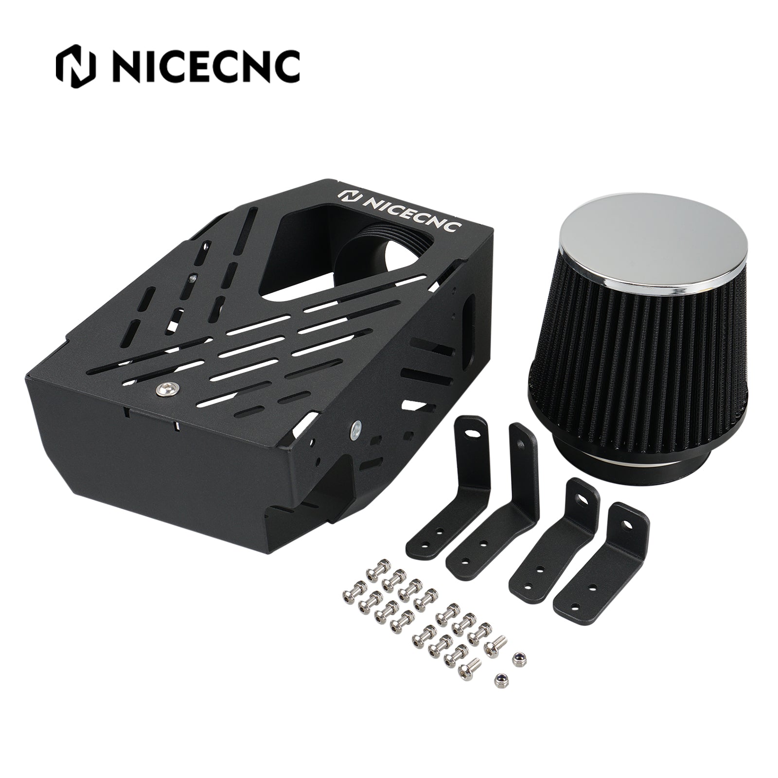 ATV Intake System Filter Kit Air Cleaner Case Airbox Filter For Yamaha Raptor 700 2006-2024