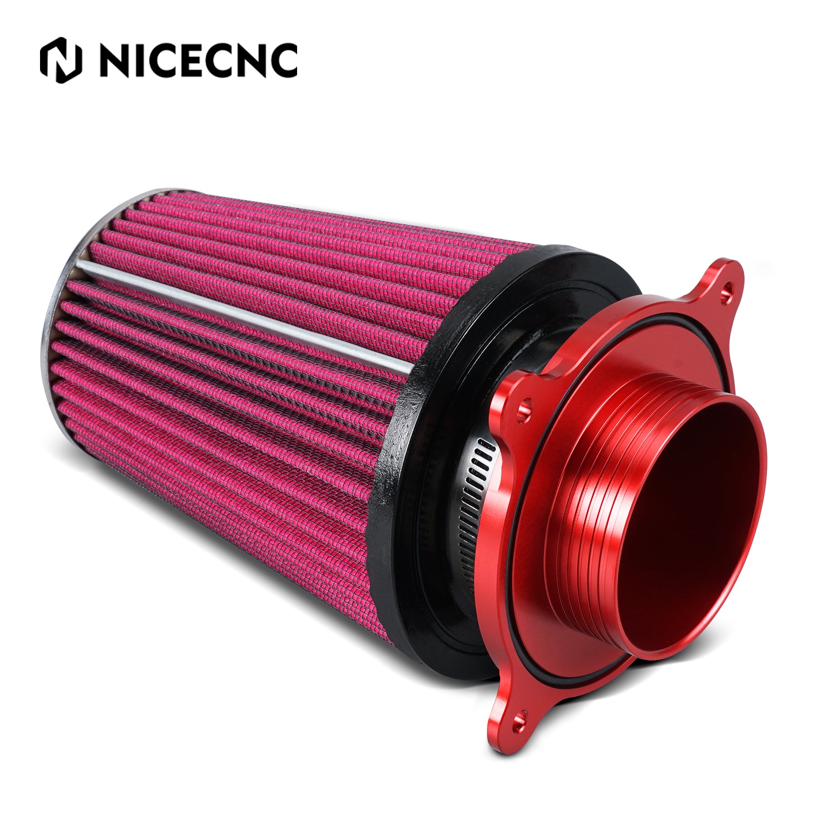 ATV High-Flow Air Filter Intake Cleaner Airbox Lid Cover Kit For Yamaha Raptor 700 R