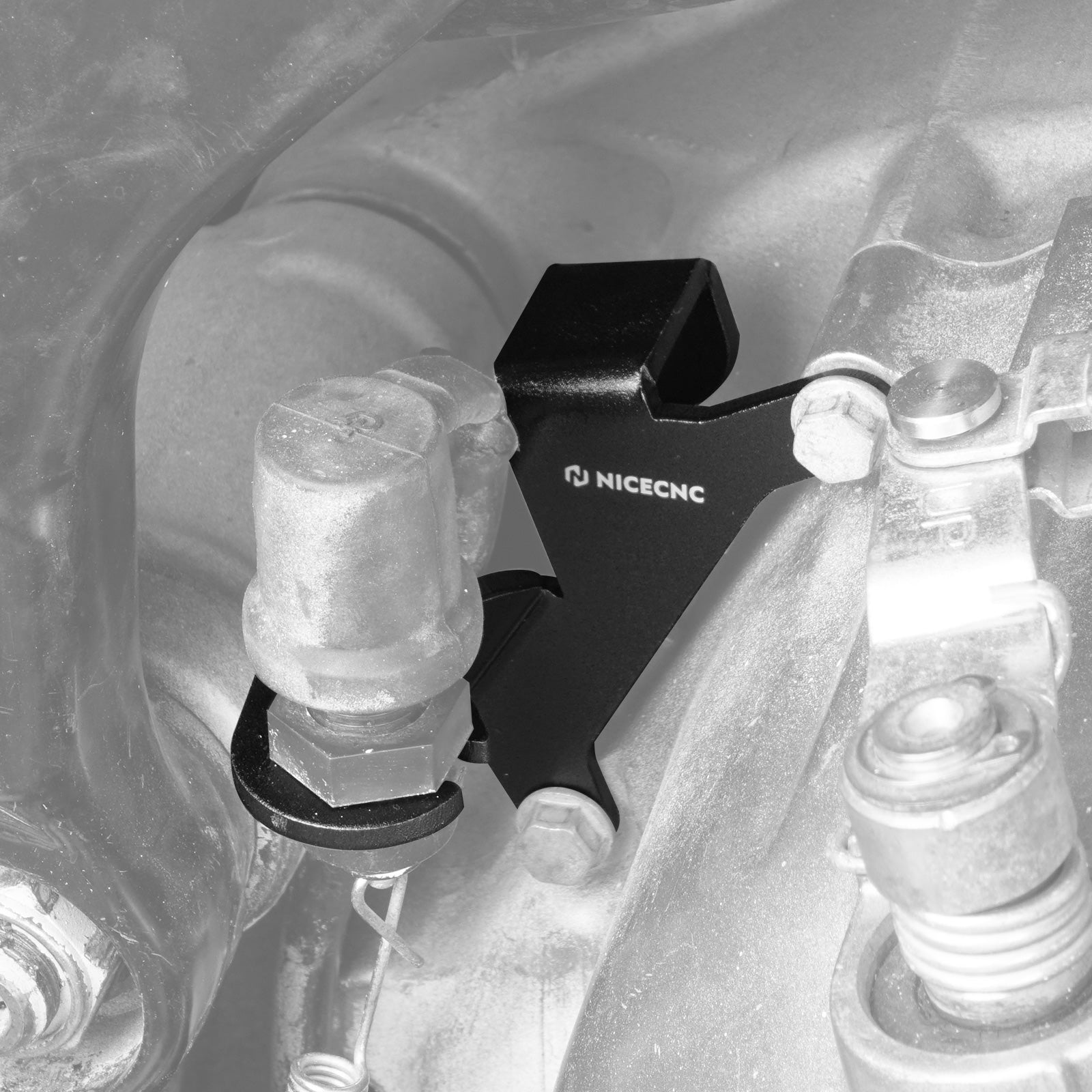 ATV Crankcase Cover Holder Brake Line Clamp For Yamaha Raptor 700 700R 2006-2026