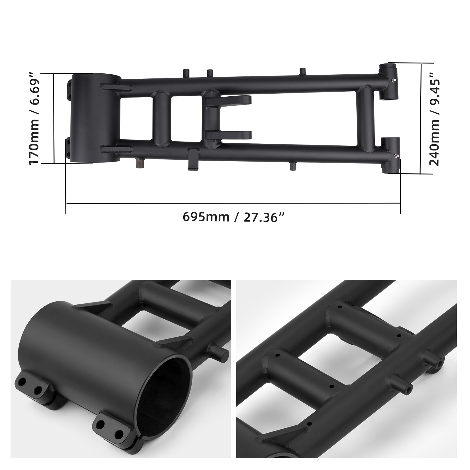 ATV Extended Swingarm Swing Arm For Yamaha Raptor 700 700R SE 2006-2025