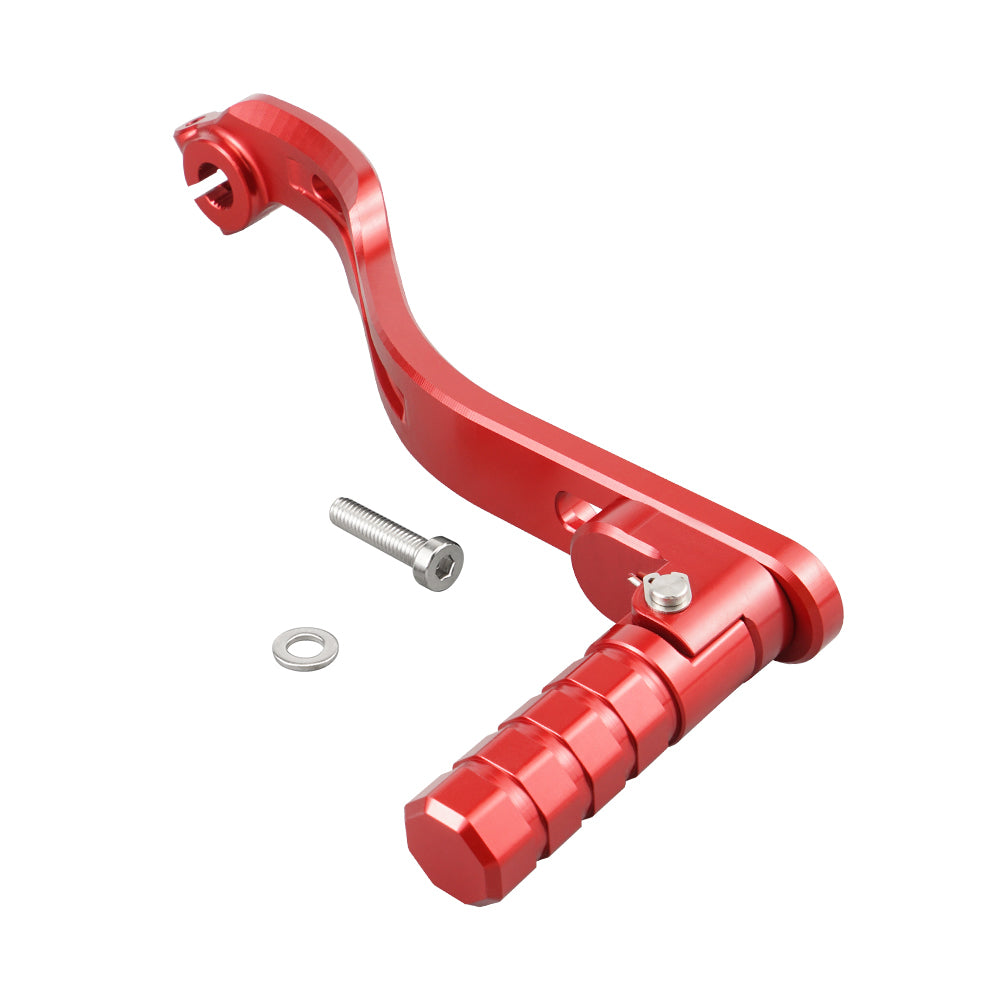 ATV Folding Shift Lever + Adjustable Rear Foot Brake Pedal For Yamaha Raptor 700 R 13-26