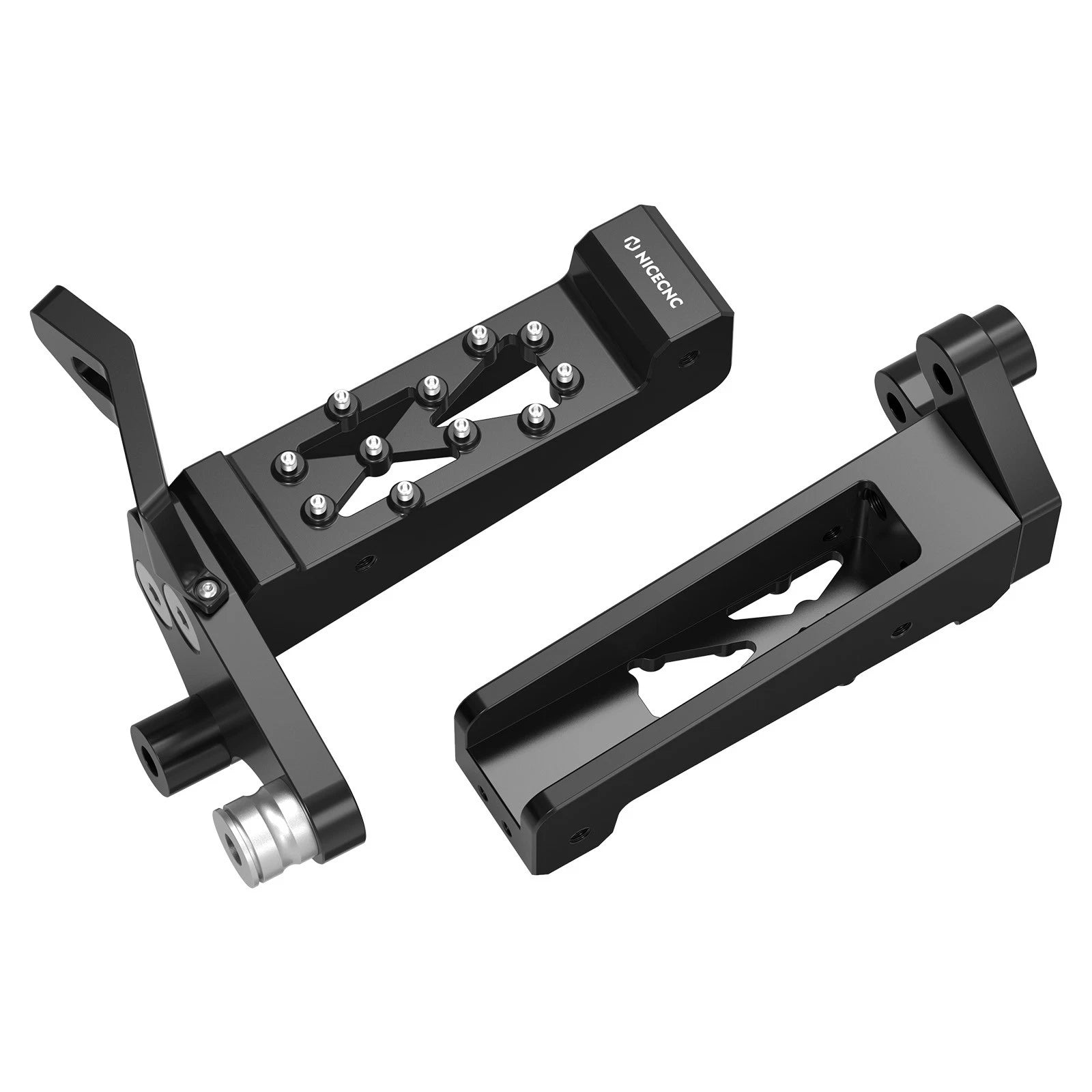 ATV Foot Pegs Footrest Pedals Assembly Kit For Yamaha Raptor 700 700R 2006-2023