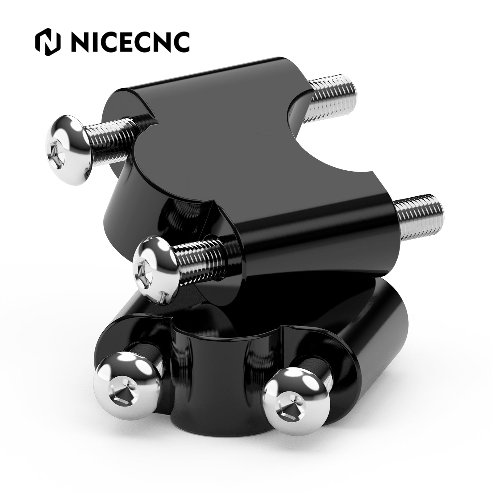 ATV Handle Bar Clamps Mount Risers 1.5" For Yamaha Raptor 700 R 2013-2026