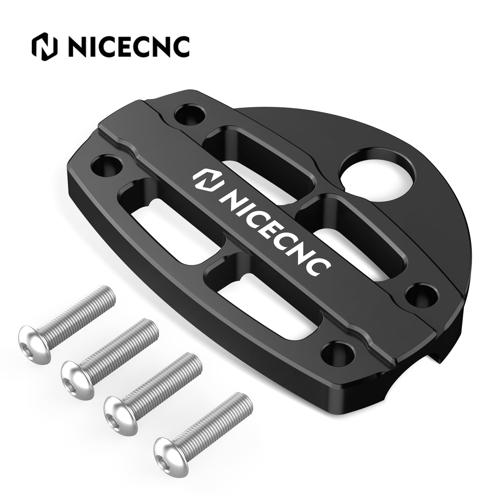 ATV Handlebar Mounting Clamp w/Key Guard For Yamaha Raptor 700 700R 2006-2026