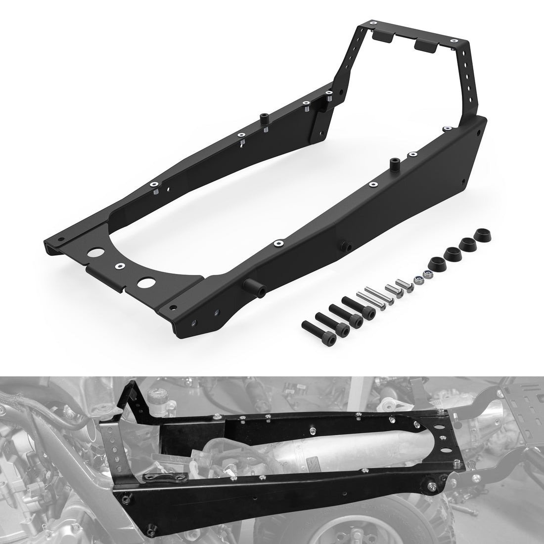 Yamaha Raptor 700 R Rear Rack Yamaha Raptor 700 700R ATV Upgrades Aftermarket Parts Accessories