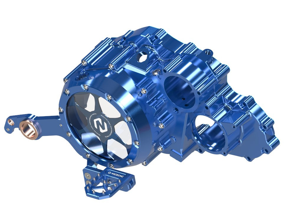 ATV Transparent Clutch Crankcase Cover & Brake Pedal For Yamaha Raptor 700 R 2006-2025