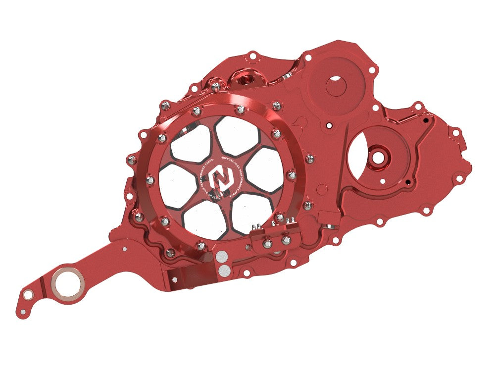 ATV Transparent Clutch Crankcase Cover & Brake Pedal For Yamaha Raptor 700 R 2006-2025