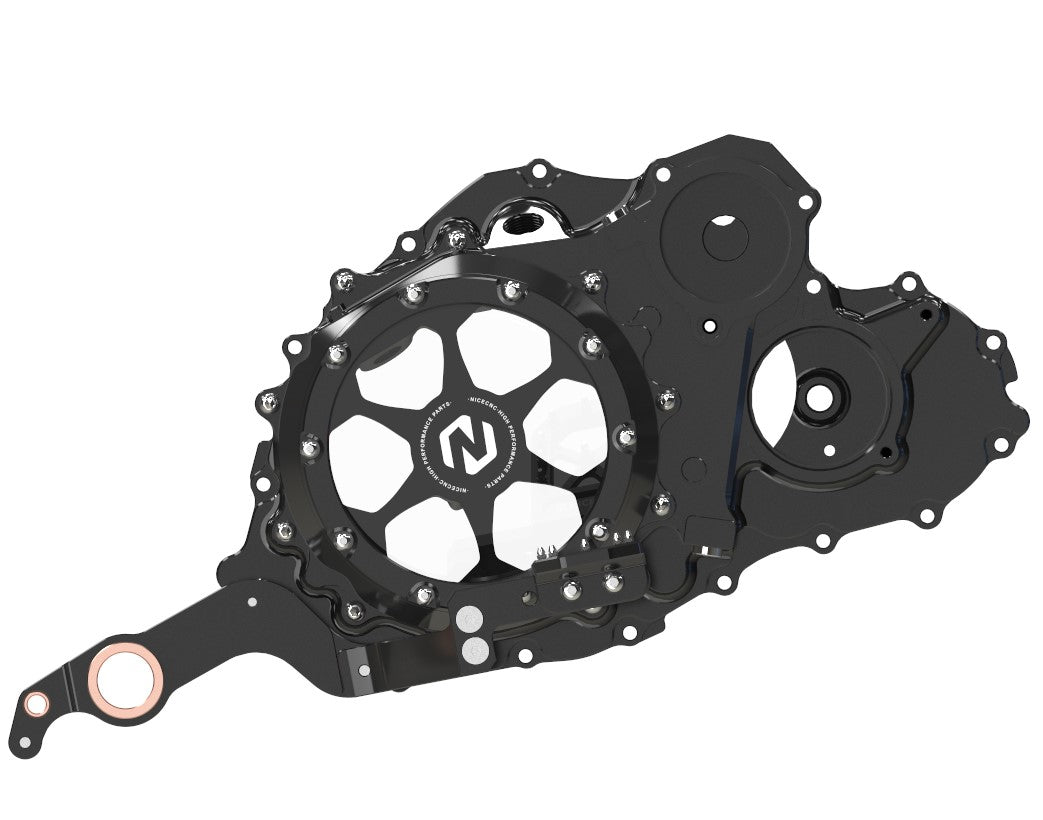 ATV Transparent Clutch Crankcase Cover & Brake Pedal For Yamaha Raptor 700 R 2006-2025