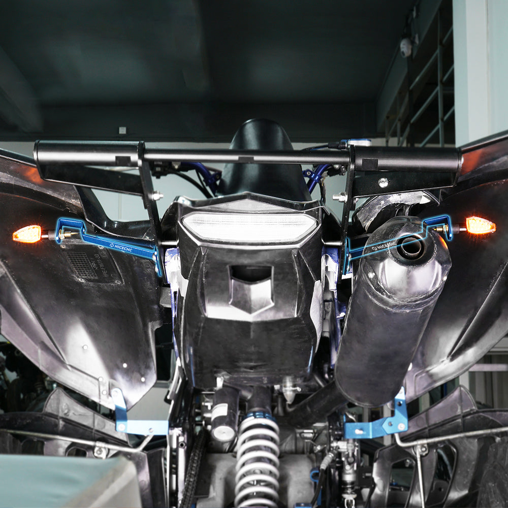 Rear Turn Signal Mount Light Indicator Bracket For Yamaha RAPTOR 700/R 2013-2023 YFZ450R 09-23
