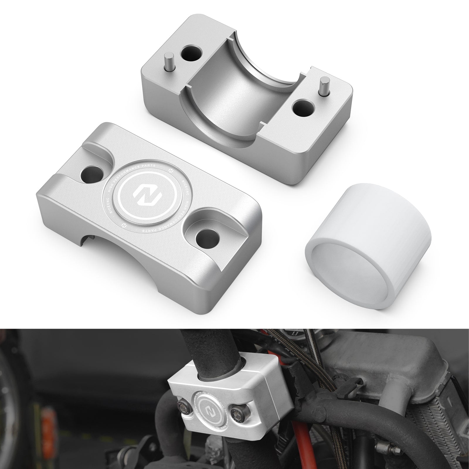 ATV Steering Stem Plane Bearing Support Mount For Yamaha Raptor 700 R YFZ450R