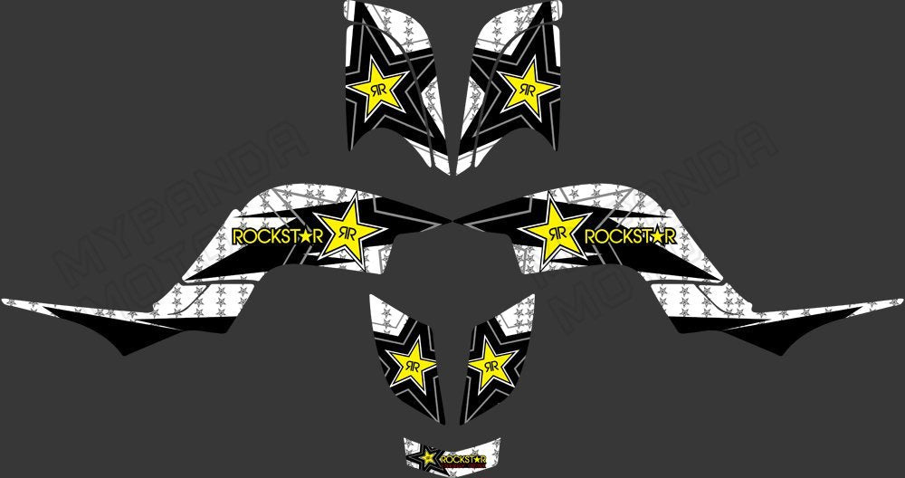 ATV Full Graphics Deacls Stickers For Yamaha RAPTOR660 2001-2005