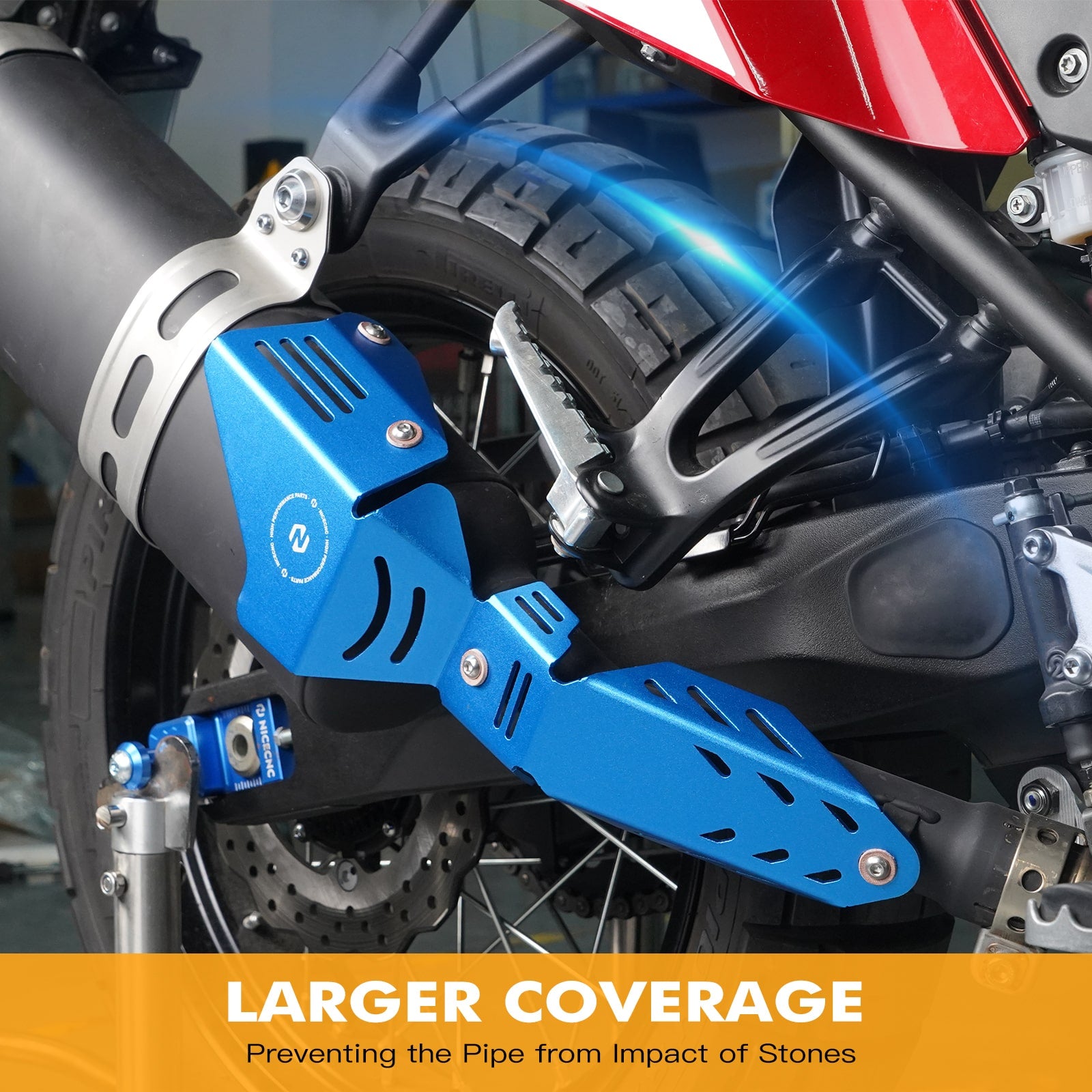 Exhaust Pipe Heat Shield Guard Cover For Yamaha Tenere 700 /XTZ 700 2019-2023