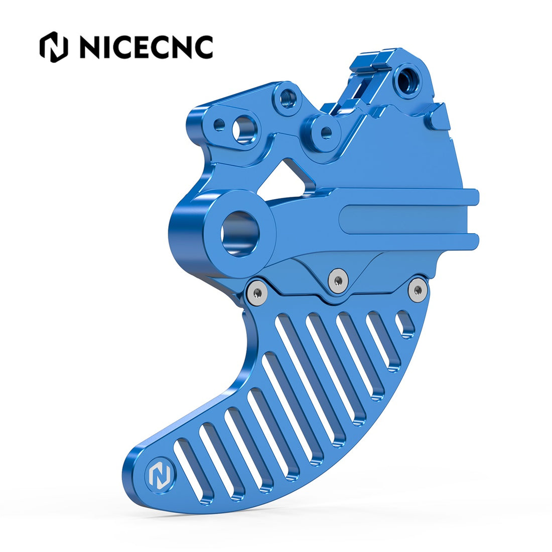 NICECNC Blue Rear Brake Disc Guard For SHERCO Dirt Bikes - Aluminum Alloy, CNC Machined, Lightweight Protection