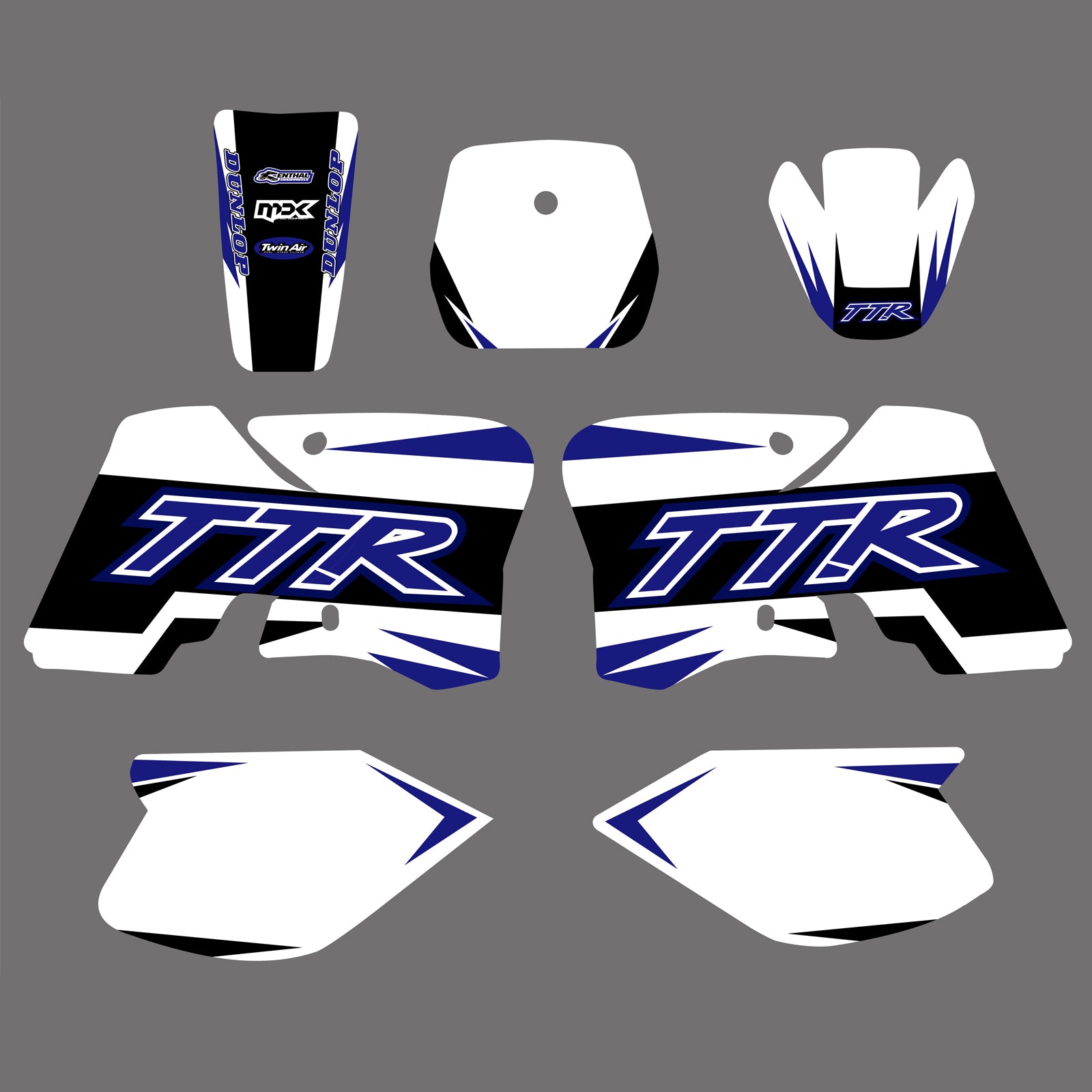 Graphics Decals Stickers Kit For Yamaha TTR90 2000-2007