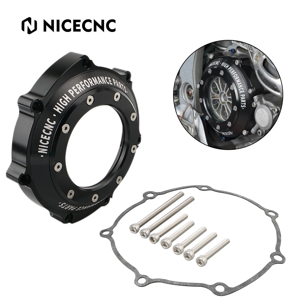 Transparent Clear Engine Clutch Cover For Yamaha YFZ450 YFZ450R