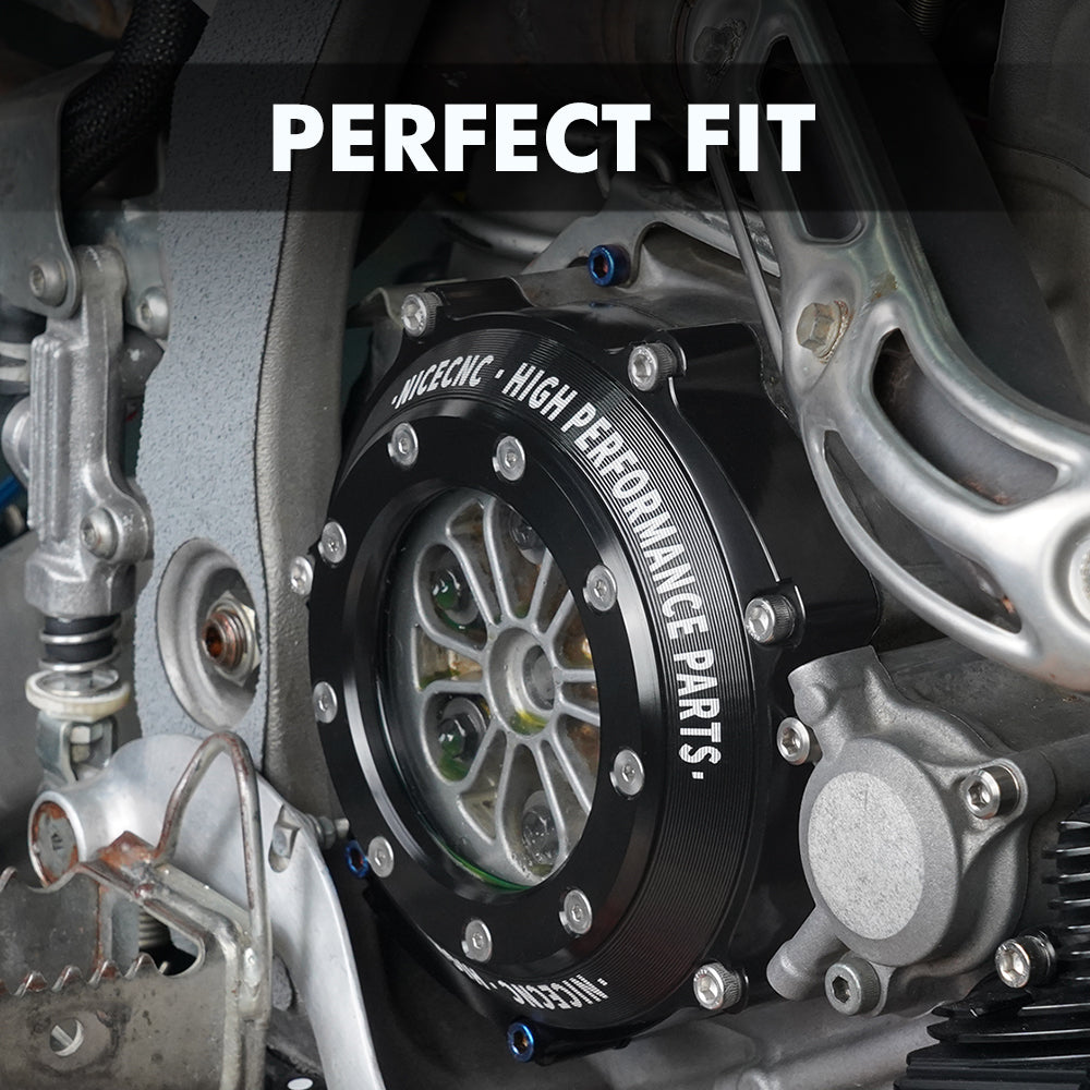 Transparent Clear Engine Clutch Cover For Yamaha YFZ450 YFZ450R