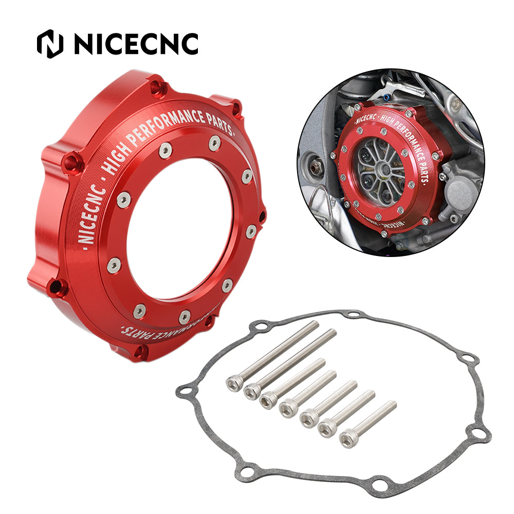 Transparent Clear Engine Clutch Cover For Yamaha YFZ450 YFZ450R