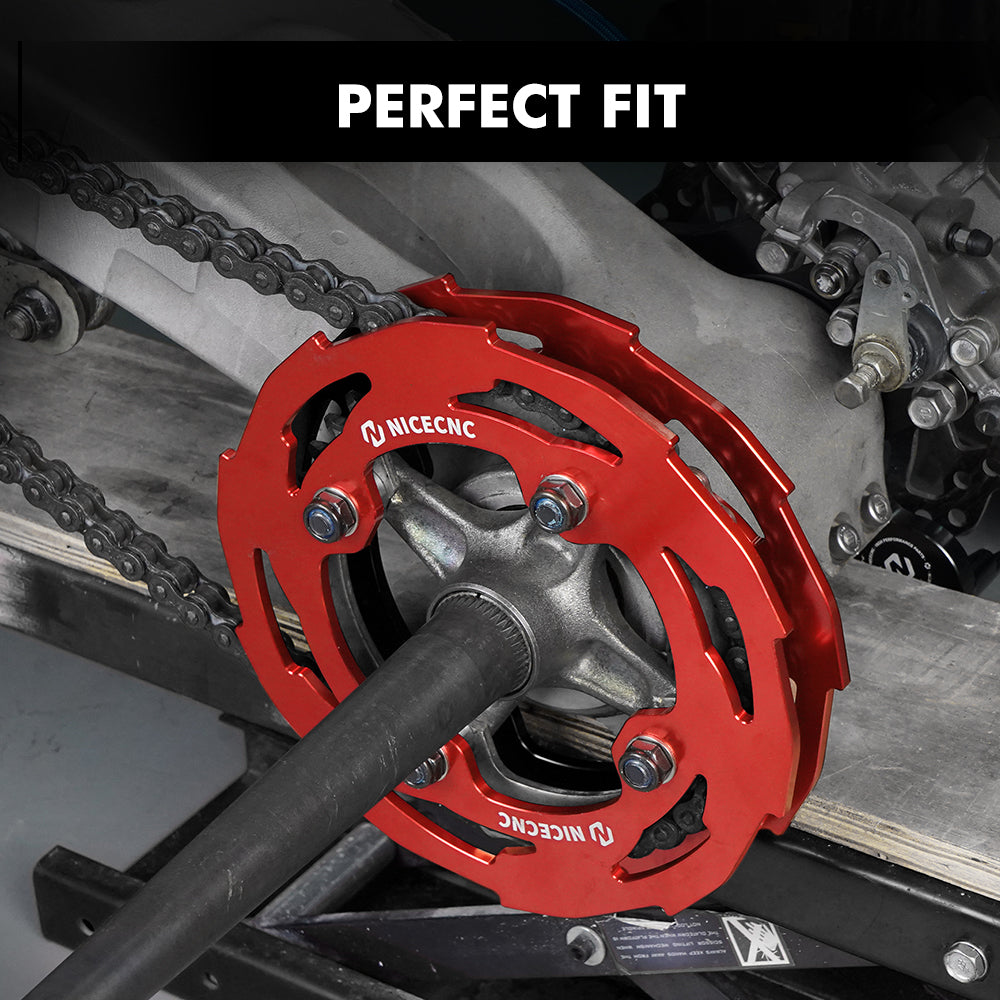 ATV Pair Rear Sprocket Guards Chain Covers For Yamaha YFZ450R