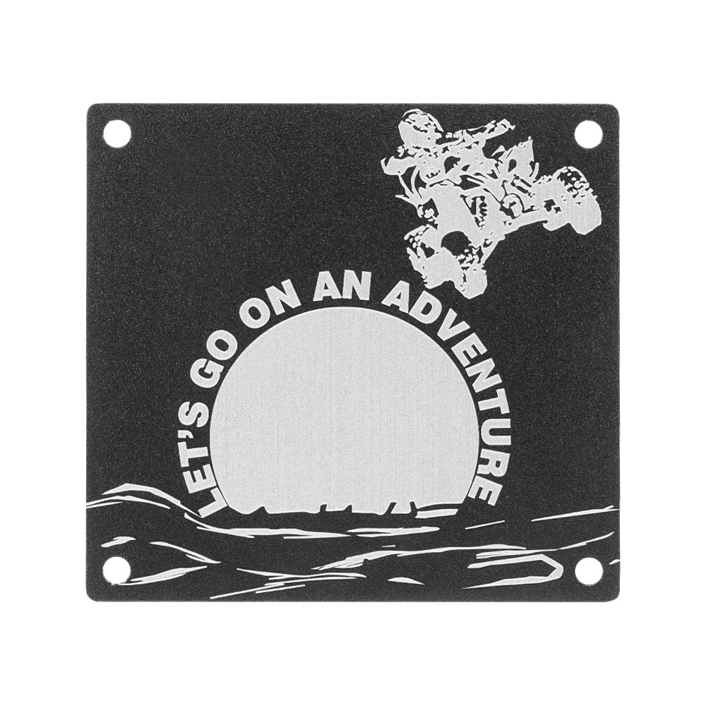 ATV Fender Warning Tags Stickers Badges Plates For Yamaha YFZ450R 2009-2024