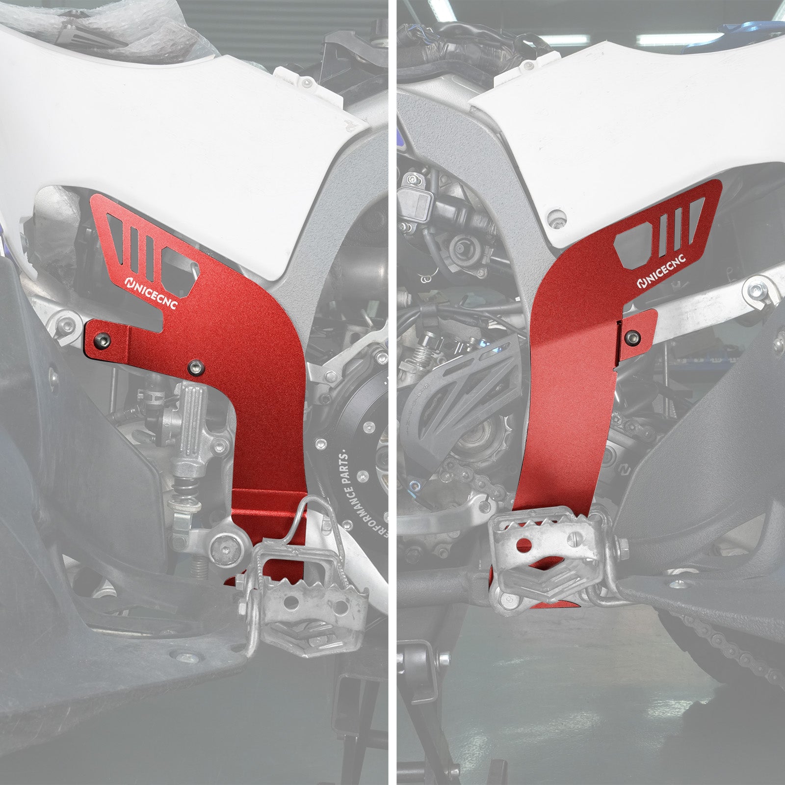 ATV Frame Cover Shield Guards Fairing Protector For Yamaha YFZ450R YFZ450X