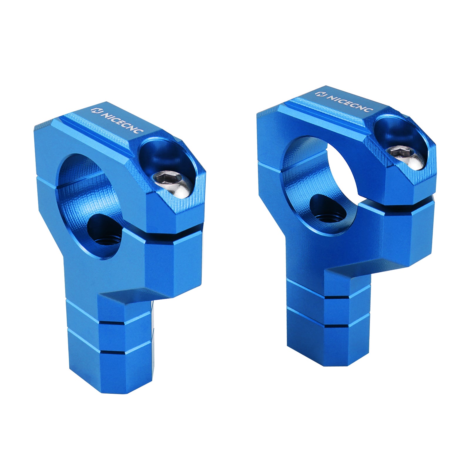 ATV Adjustable 25mm Handlebar Risers Clamps For Yamaha YFZ450R 2009-2024