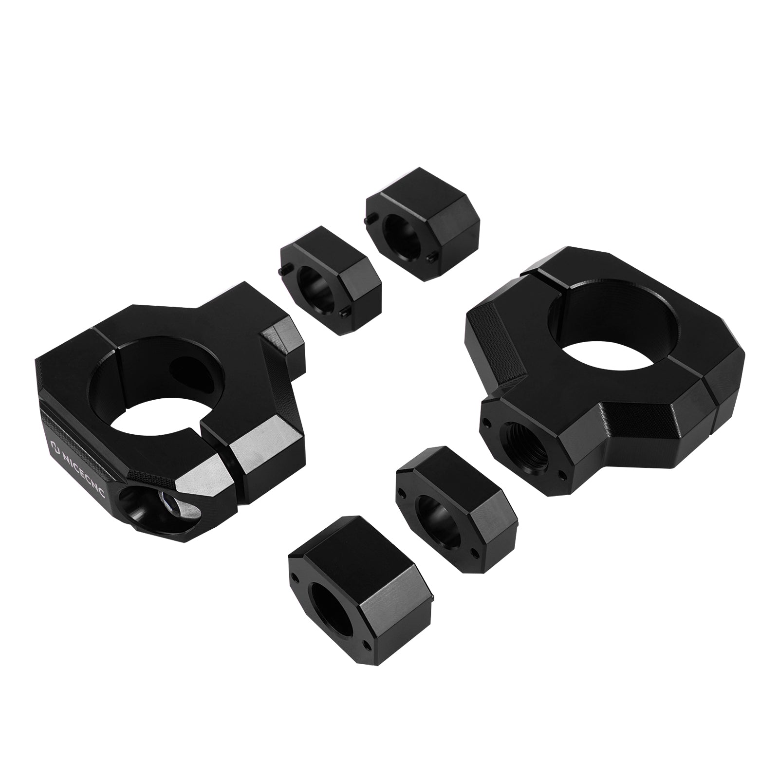 ATV Adjustable 25mm Handlebar Risers Clamps For Yamaha YFZ450R 2009-2024