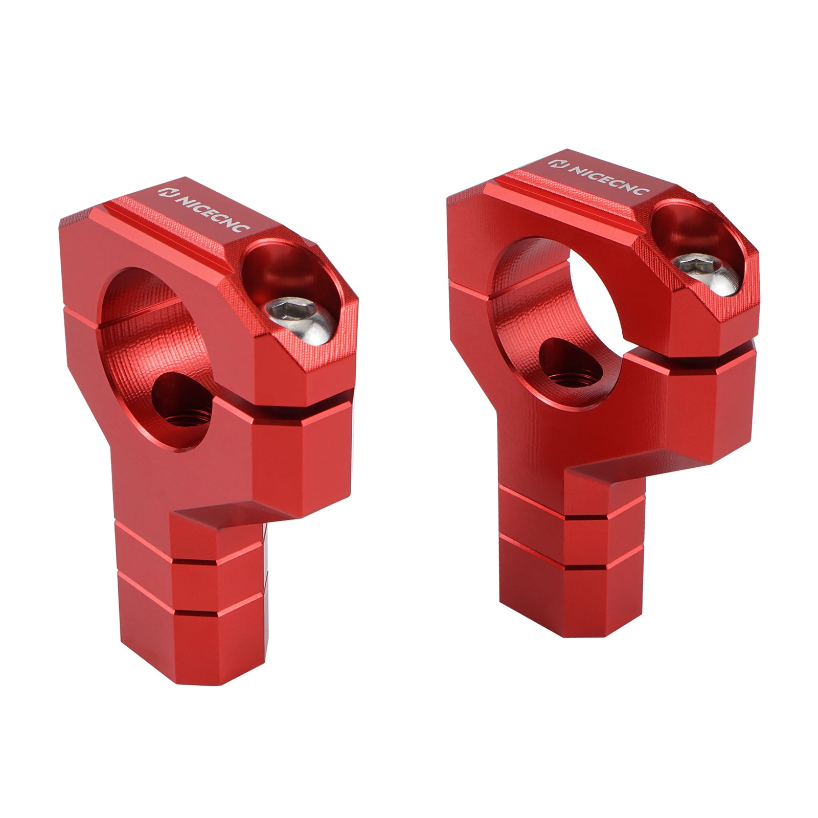 ATV Adjustable 25mm Handlebar Risers Clamps For Yamaha YFZ450R 2009-2024