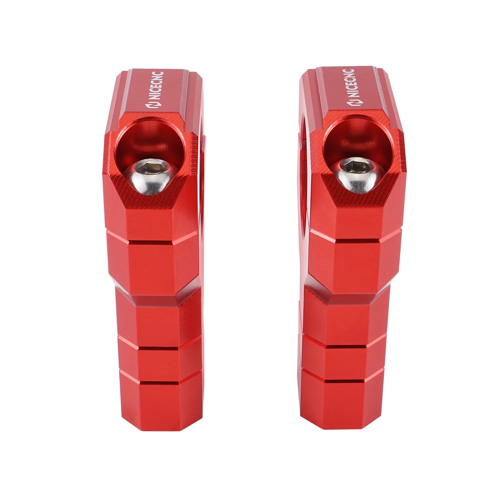 ATV Adjustable 25mm Handlebar Risers Clamps For Yamaha YFZ450R 2009-2024