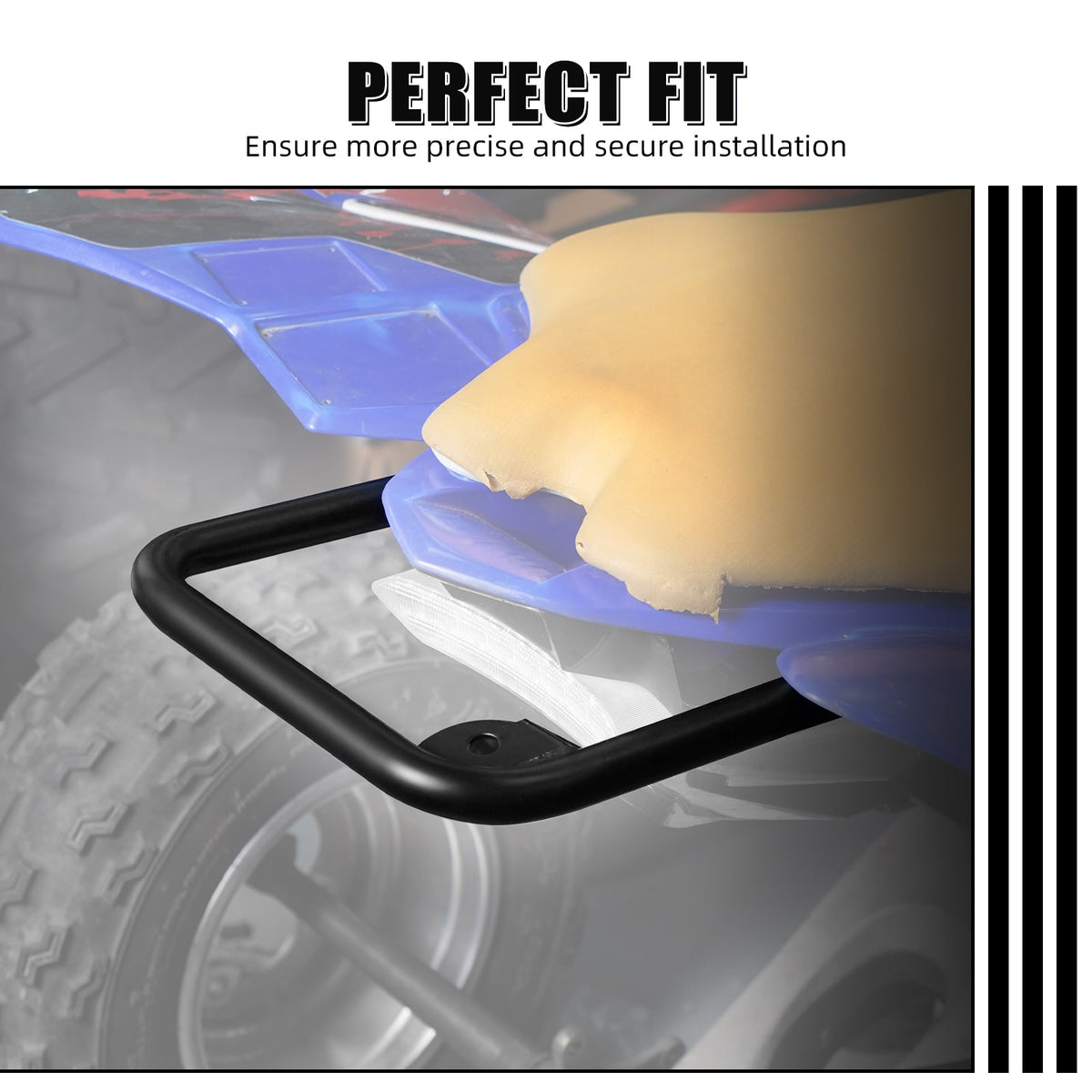 Yamaha YFZ450R Rear Grab Bar Bumper Luggage Carry Rack 09-23