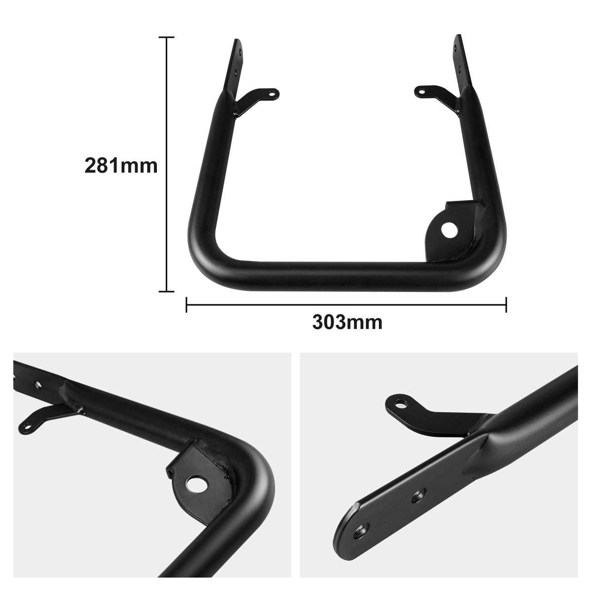Yamaha YFZ450R Rear Grab Bar Bumper Luggage Carry Rack 09-23