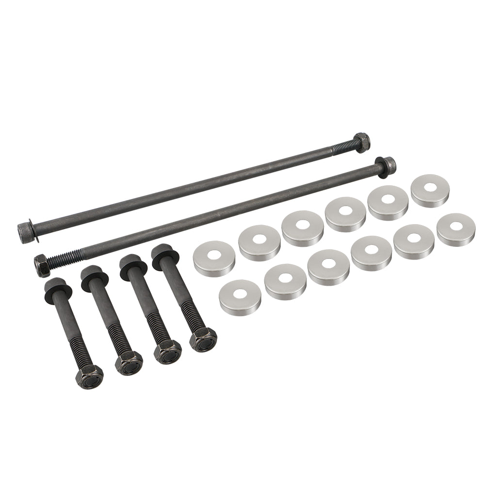 Upper Lower A-Arm Bolts Dust Cover Caps Washers Lock Nuts Kit For Yamaha YFZ450R 2009-2023