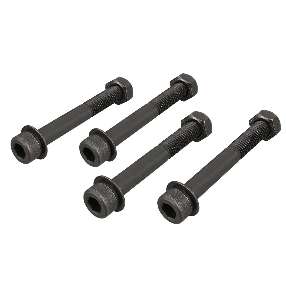 Upper Lower A-Arm Bolts Dust Cover Caps Washers Lock Nuts Kit For Yamaha YFZ450R 2009-2023