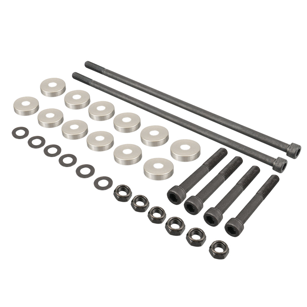 Upper Lower A-Arm Bolts Dust Cover Caps Washers Lock Nuts Kit For Yamaha YFZ450R 2009-2023