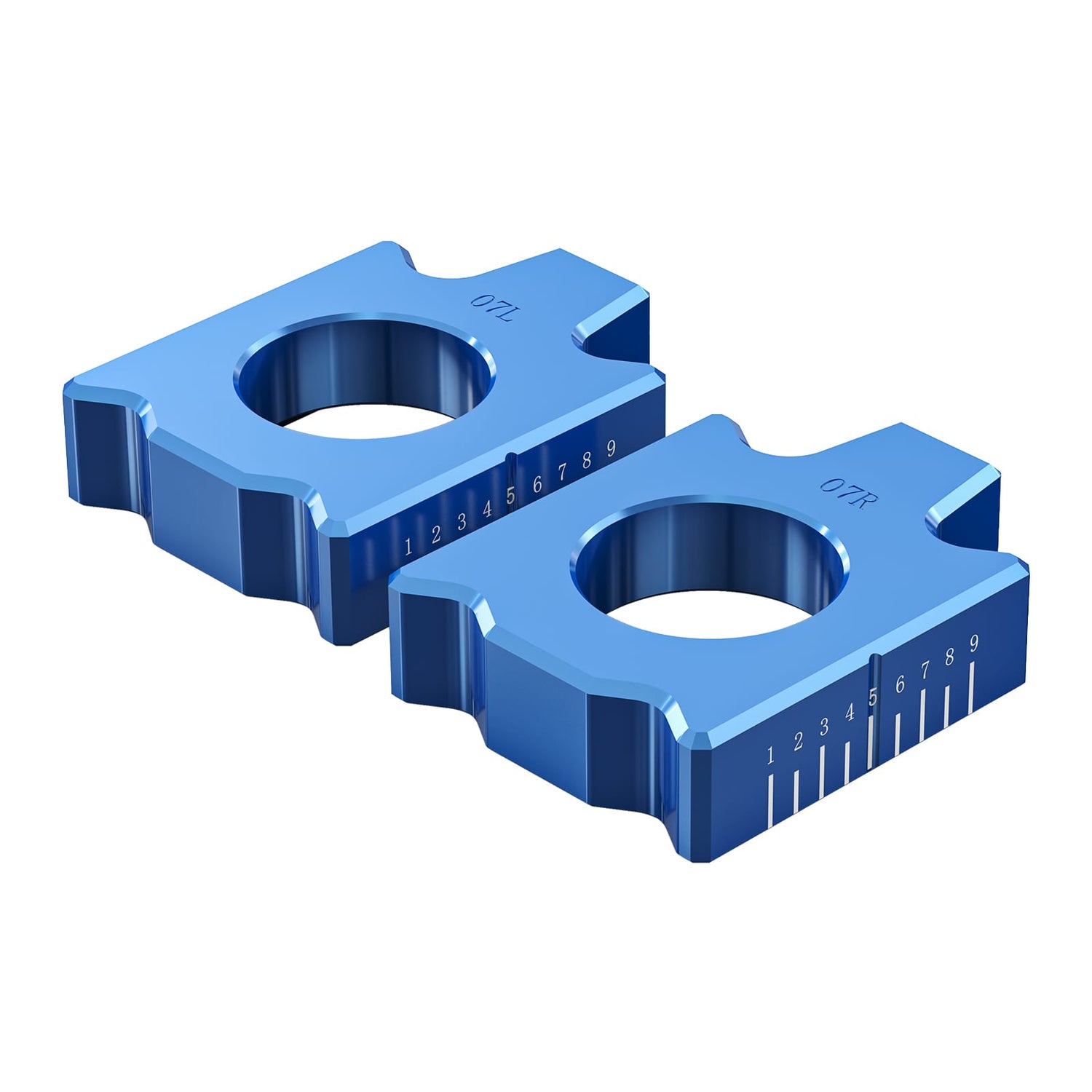 Rear Chain Adjuster Axle Blocks For Yamaha YZ125 250/F450F