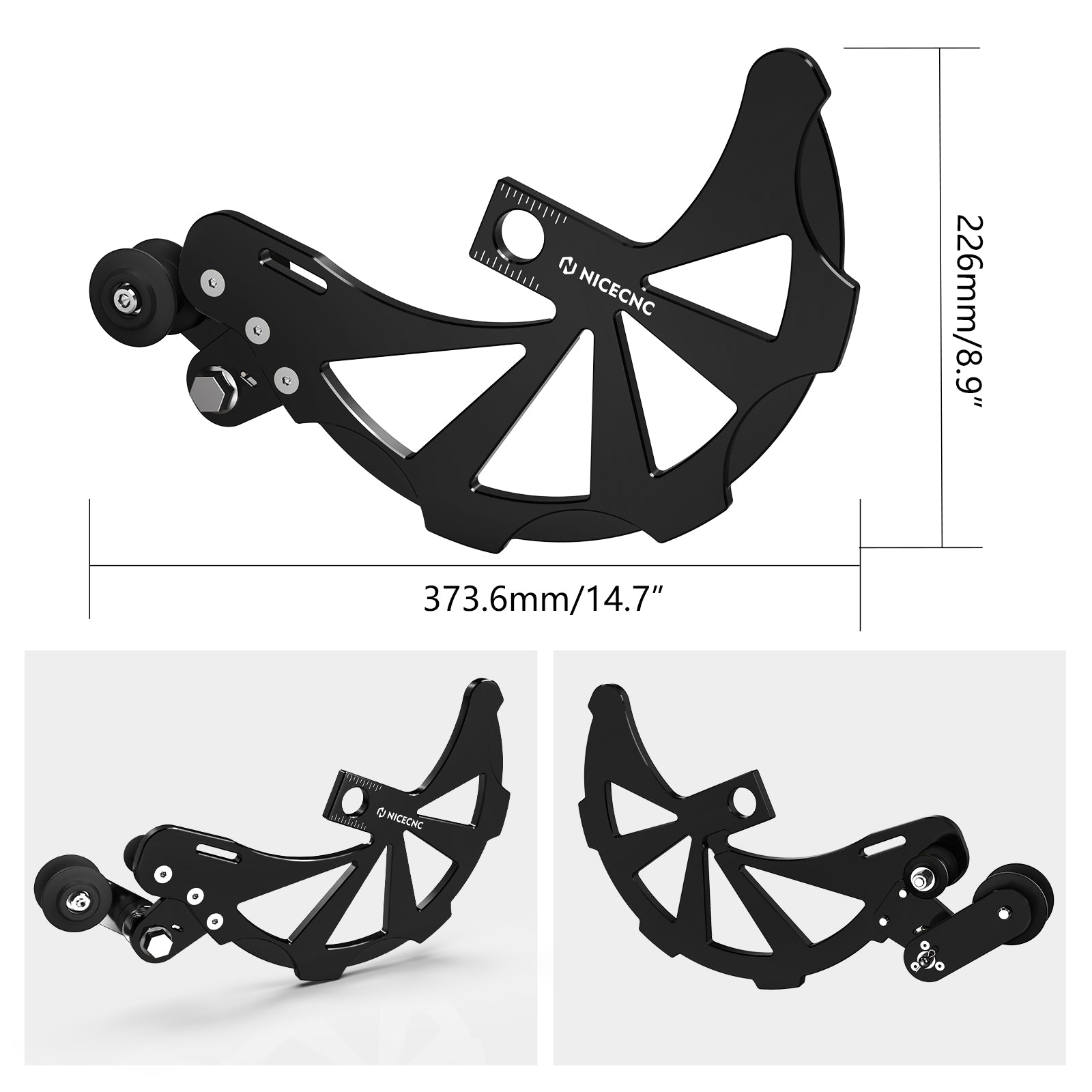 Rear Sprocket Guard Chain Tensioner Adjuster Roller For Yamaha YZ125 YZ250 2005-2024 YZ250F WR250F WR450F