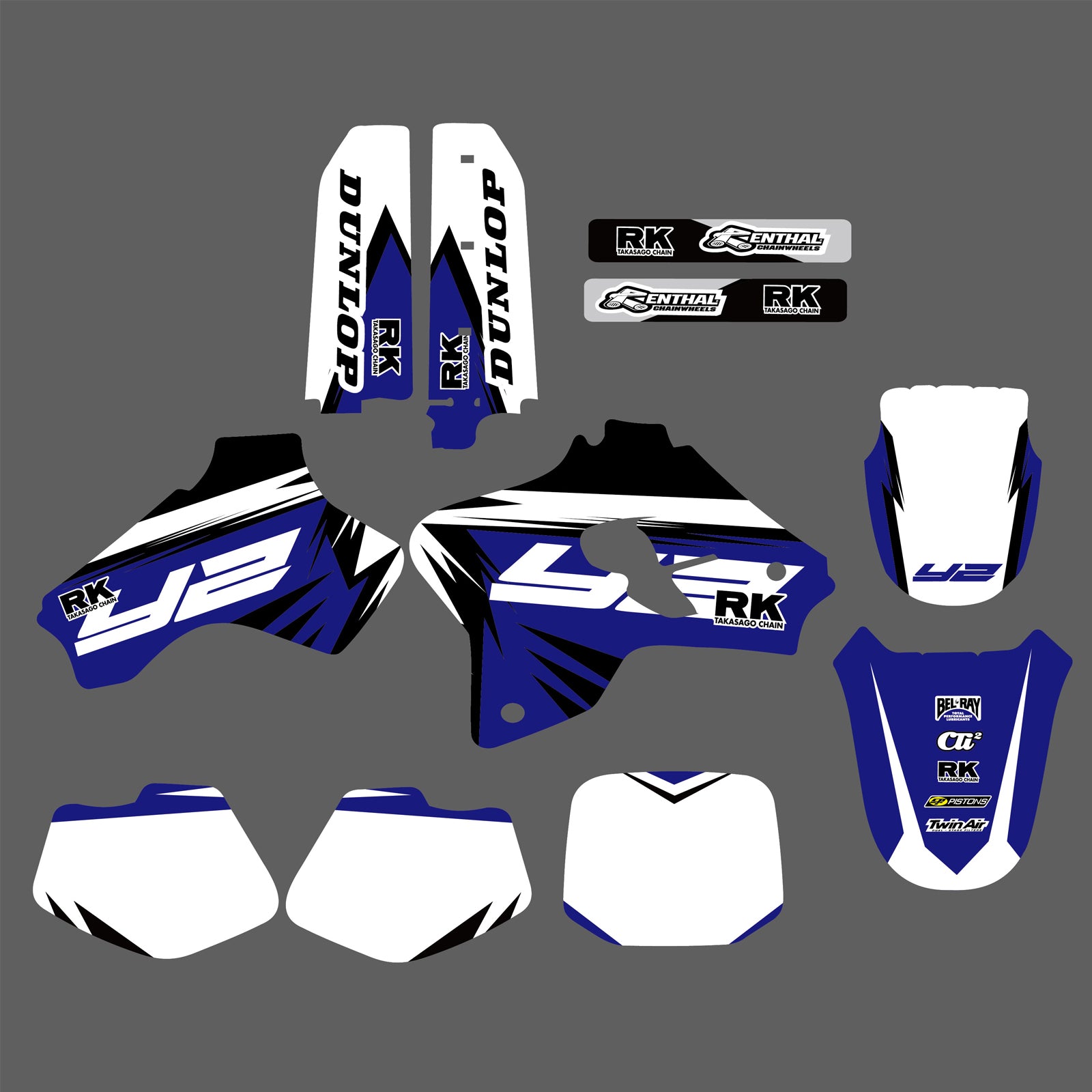 Motorcycle Graphics Decals Stickers For Yamaha YZ80 1993-2001