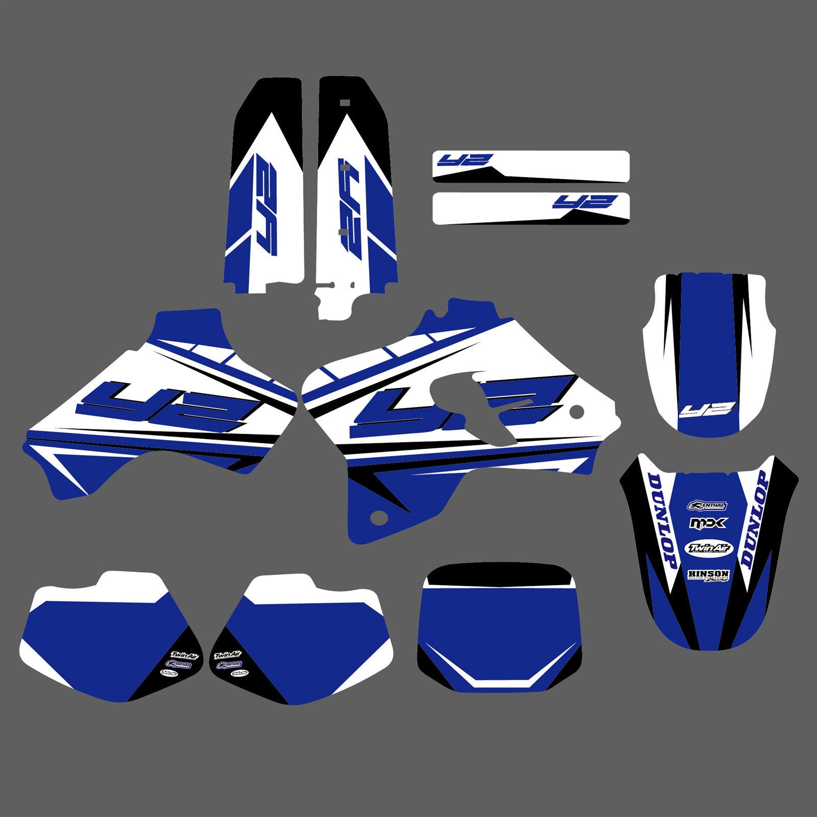 Motorcycle Graphics Kit Stickers For Yamaha YZ80 1993-2001