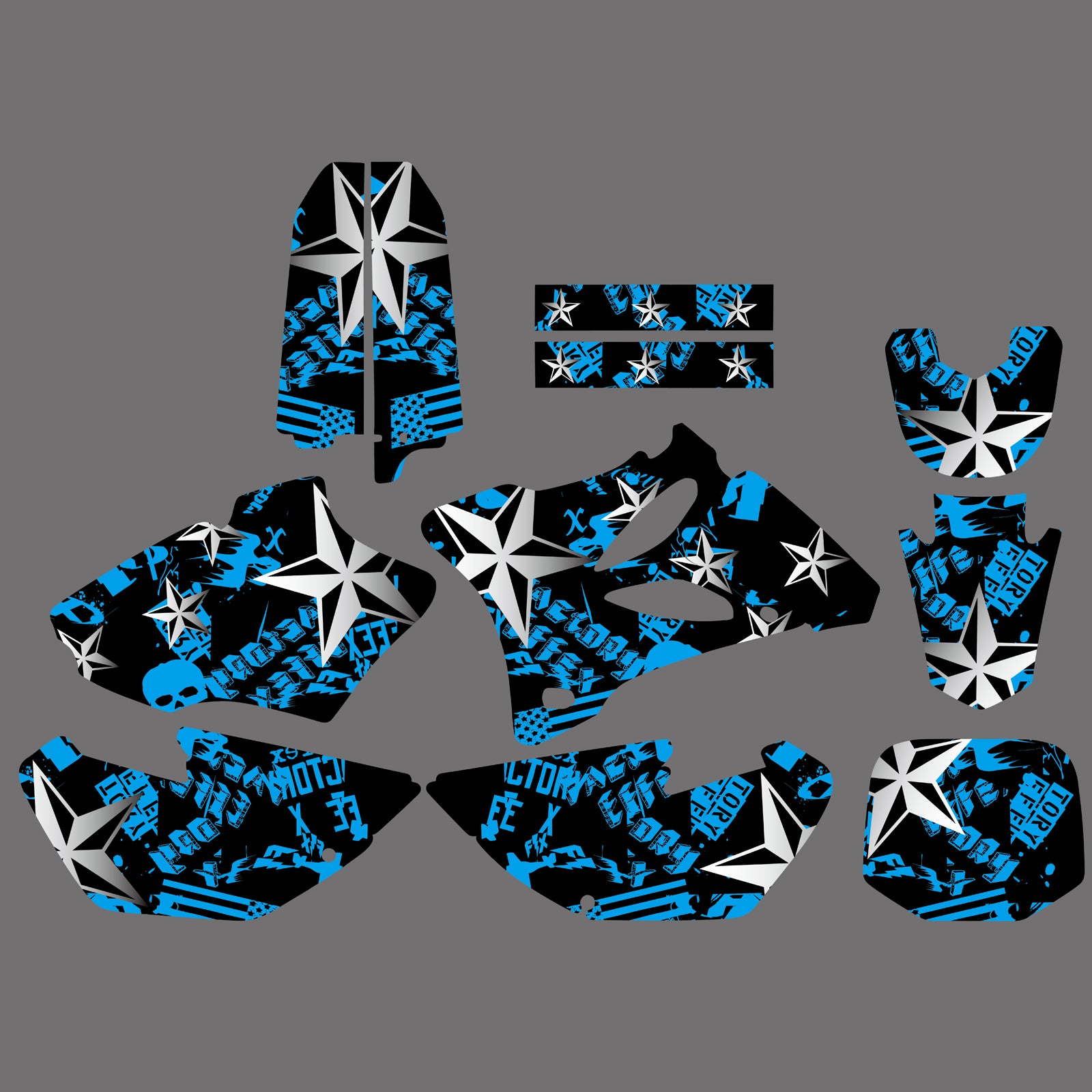 Team Graphics Backgrounds Decals Stickers For Yamaha YZ85 2002-2014
