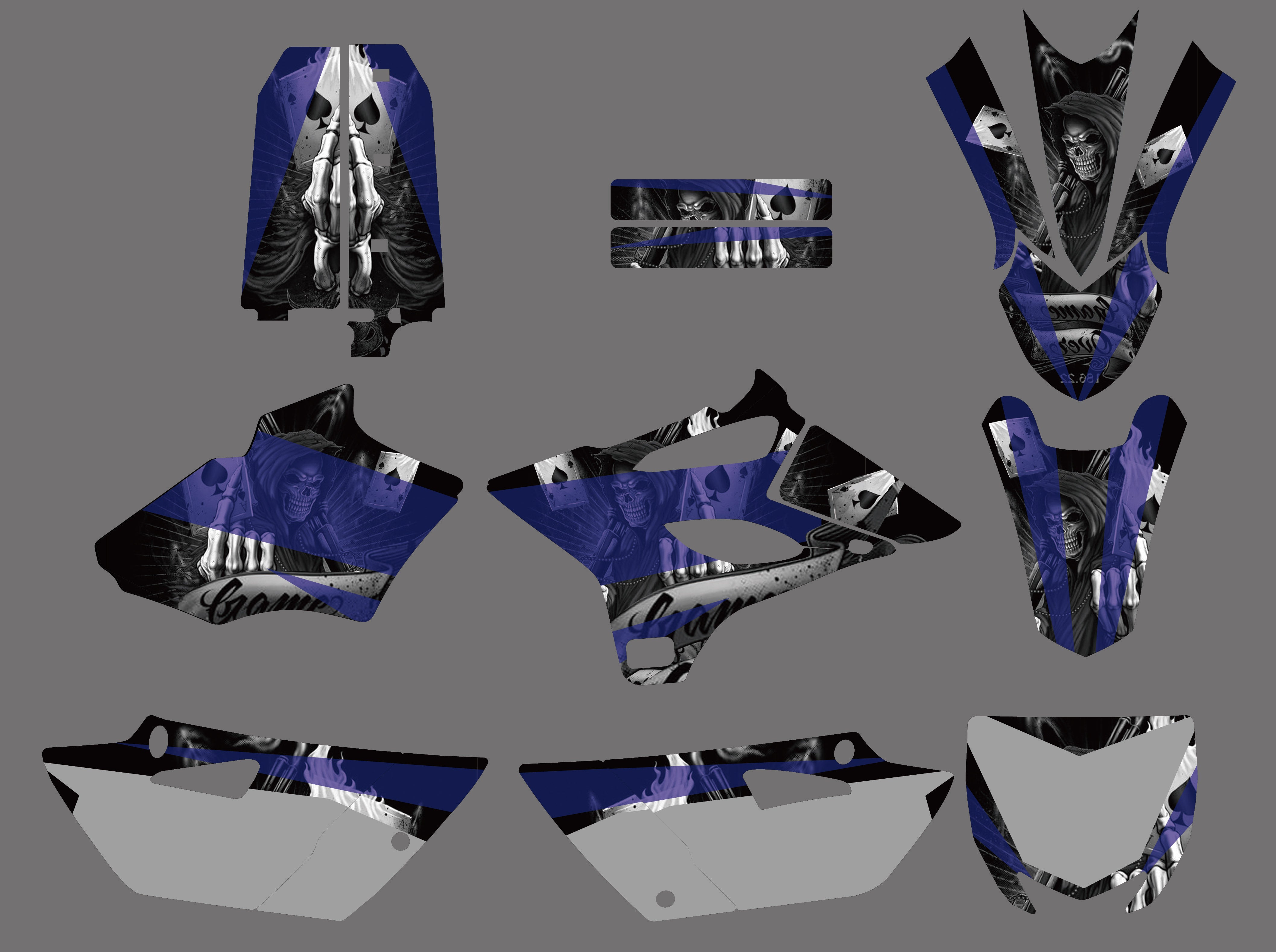 Motorcycle Full Graphics Decals Fender Stickers For Yamaha YZ85 2015-2020