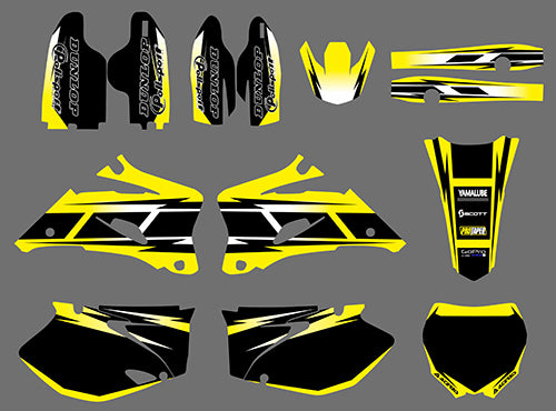 Motorcycle Team Full Decals Graphic Kit For Yamaha YZF250/YZF450 2006-2009