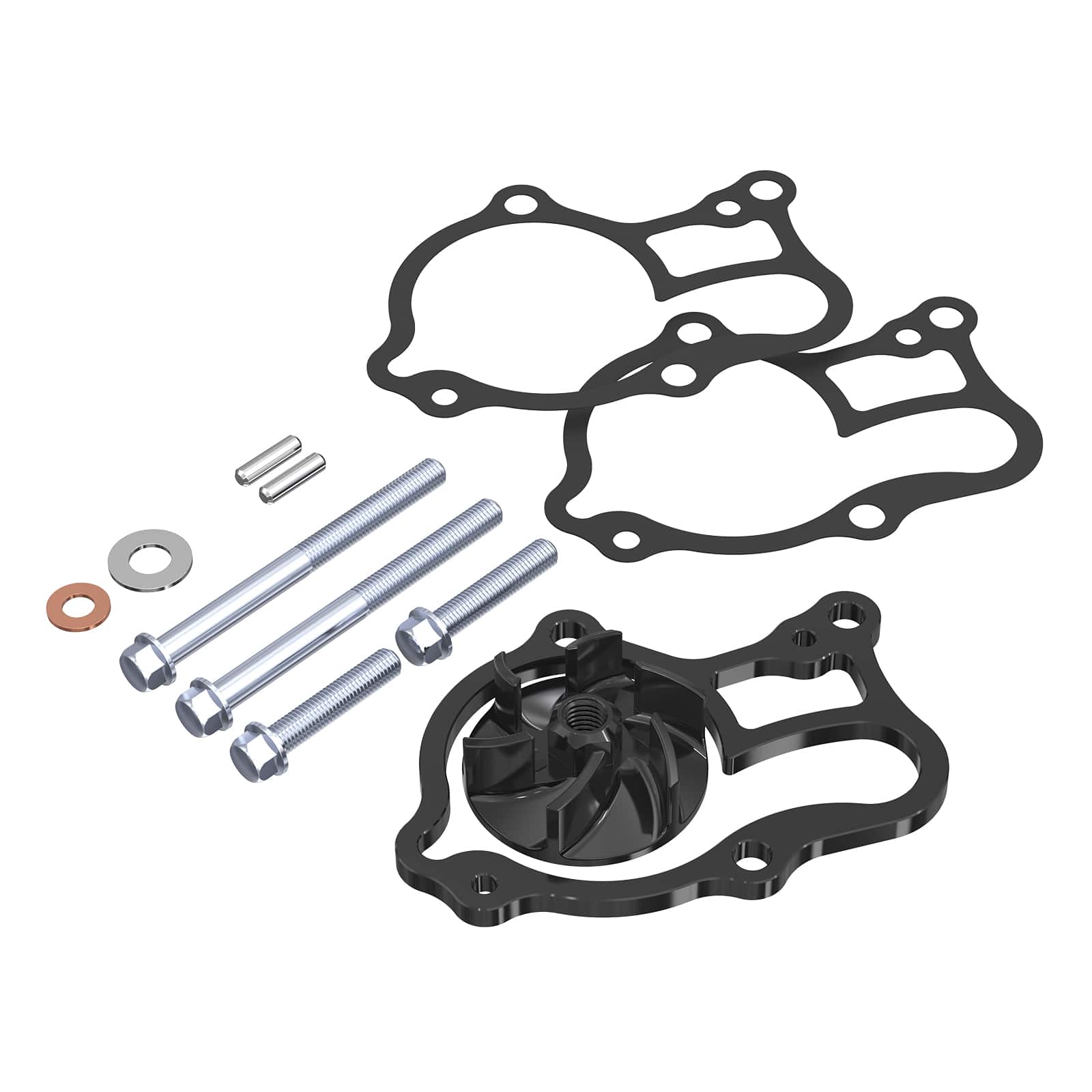 Oversized Water Pump Impeller Cooler Kit For Yamaha YZ250 1999-2024 YZ250X 2016-2023