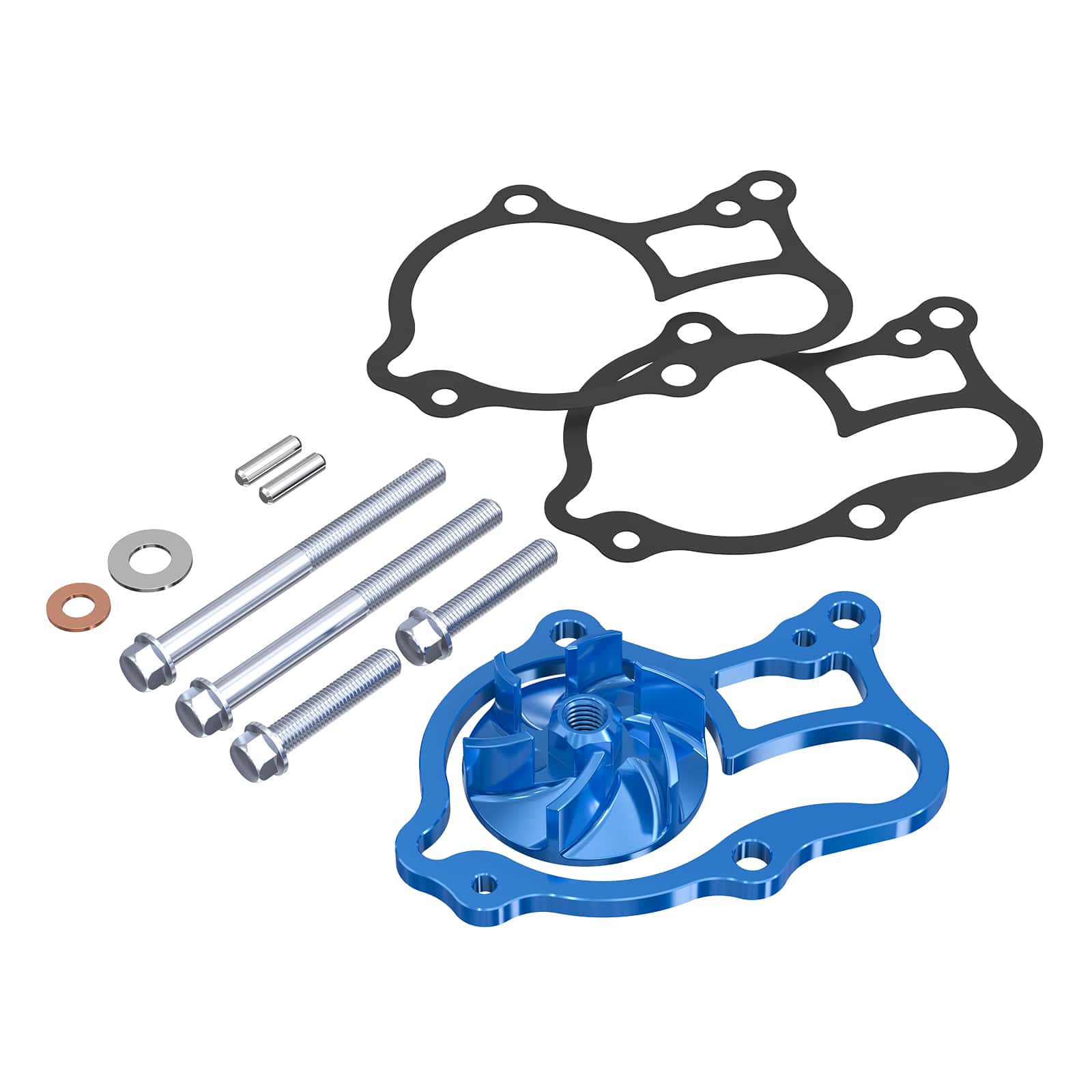 Oversized Water Pump Impeller Cooler Kit For Yamaha YZ250 1999-2024 YZ250X 2016-2023