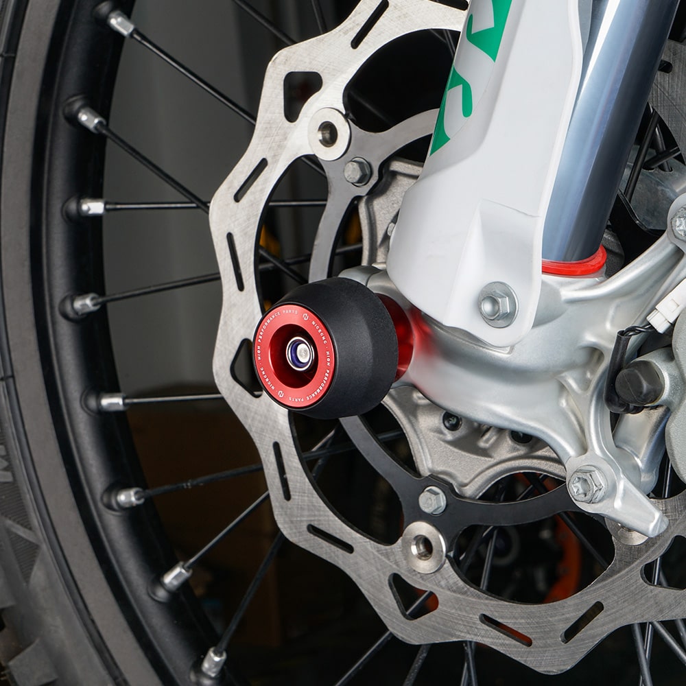 Beta Red Front Axle Slider Fork Protector