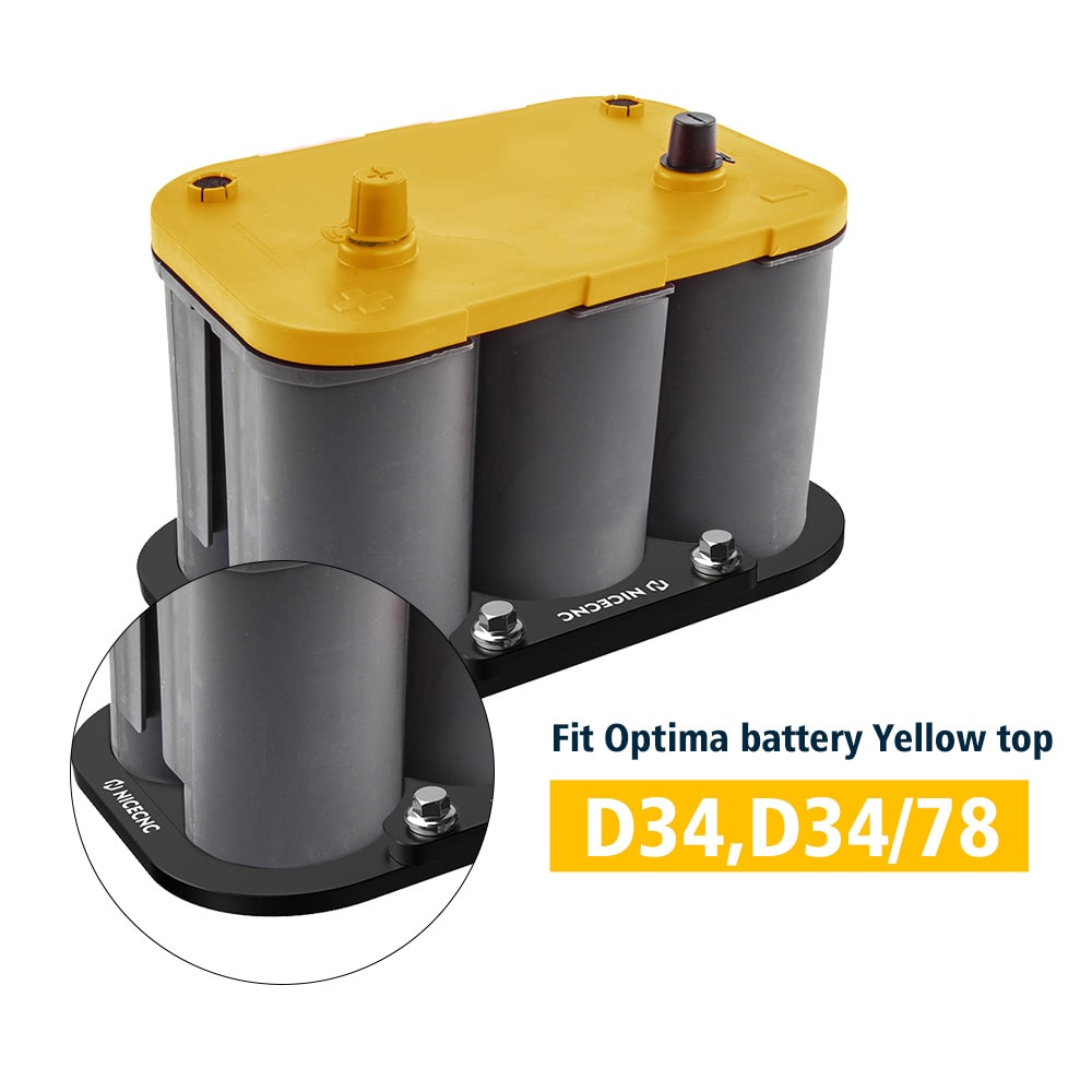 Battery Relocation Tray Battery Tray Universal Fit Optima 34/78 Battery