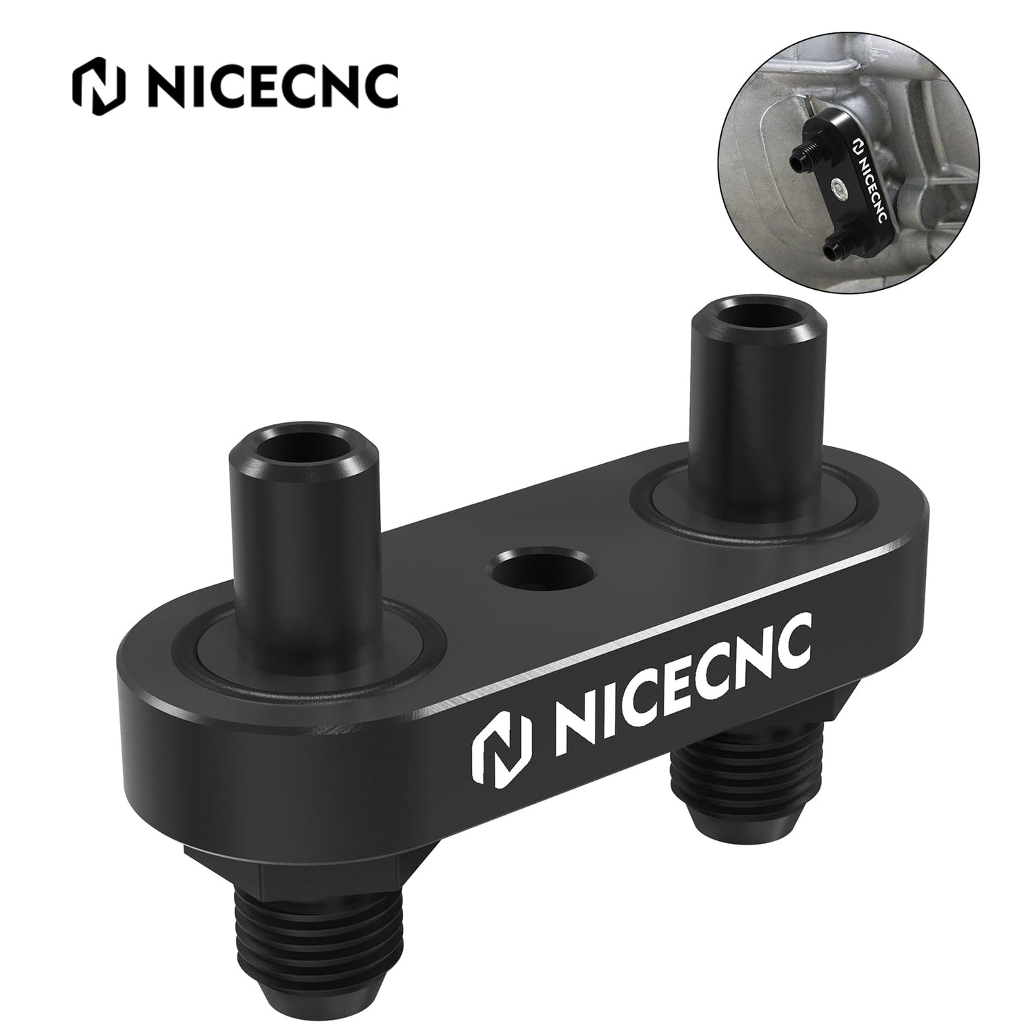 6AN Cooler Line Adapter Manifold Fits 6L80E 6L90E 8L90E Trans